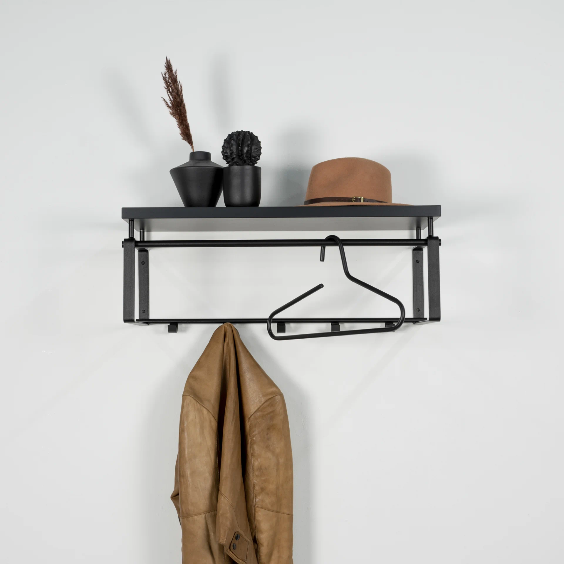 Spinder Design Rex 3 Wandgarderobe Schwarz
