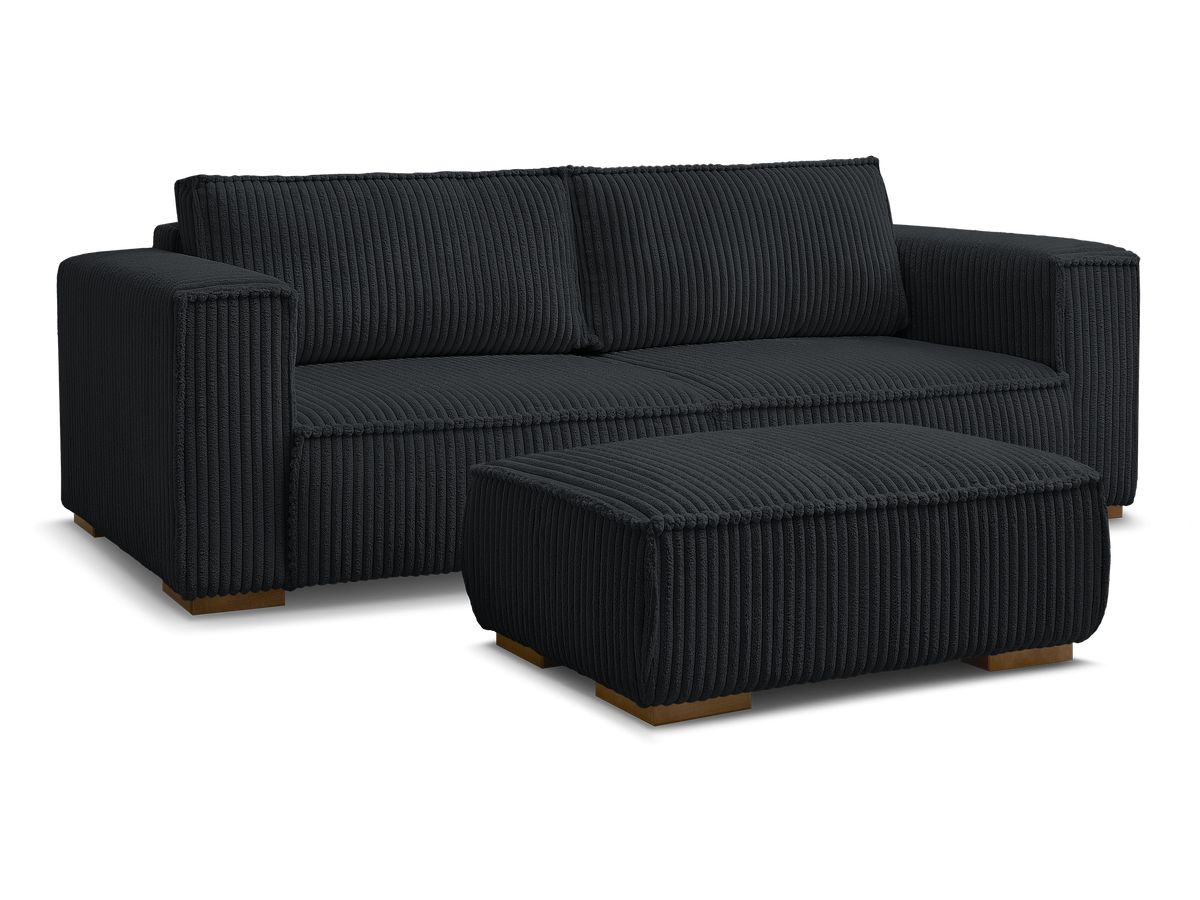 Bobochic Chelsea Sofa 4-Sitzer mit Pouf