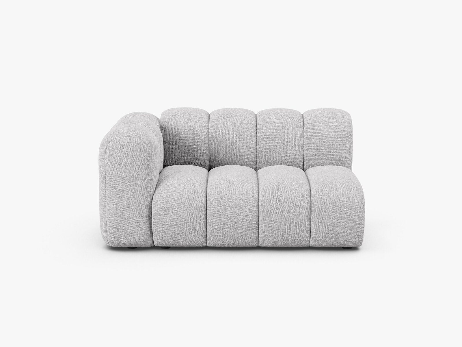Micadoni Modul Lupine 2-Sitzer Links Boucle Baloo Hellgrau