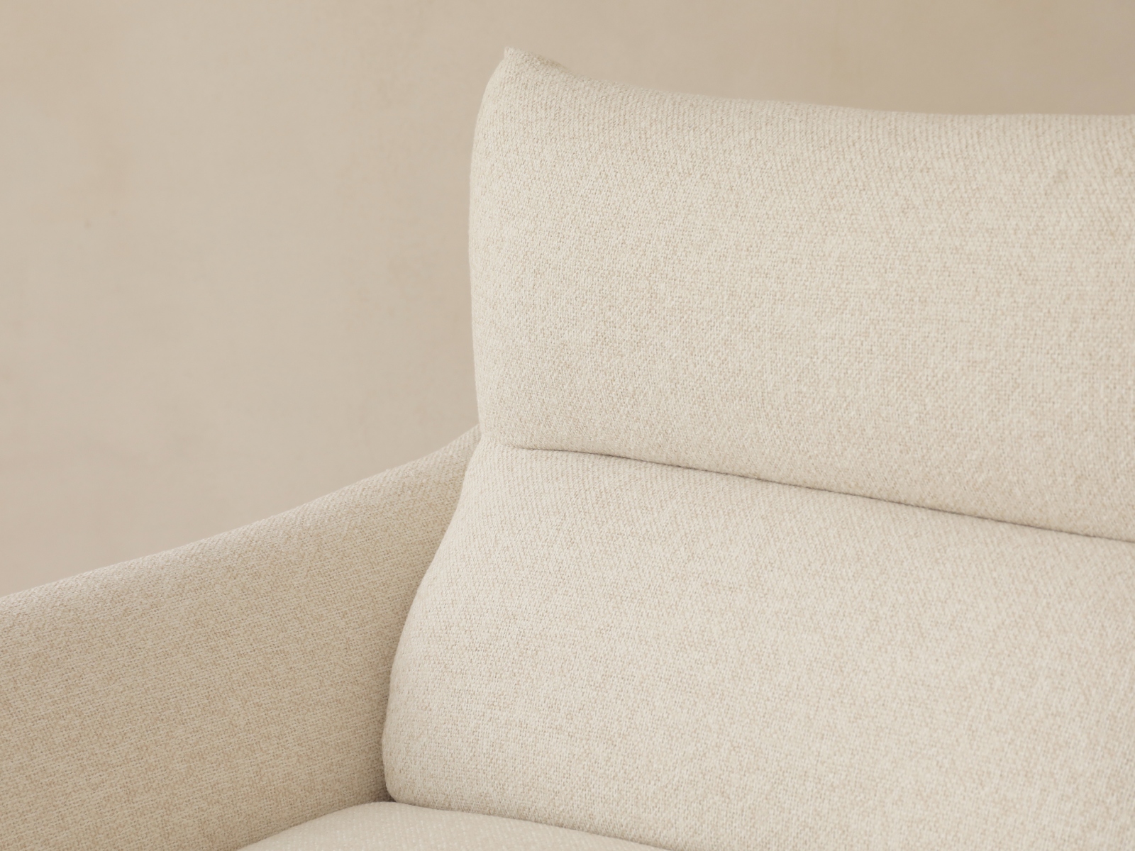 Micadoni Sofa Montgri 3-Sitzer Weiß