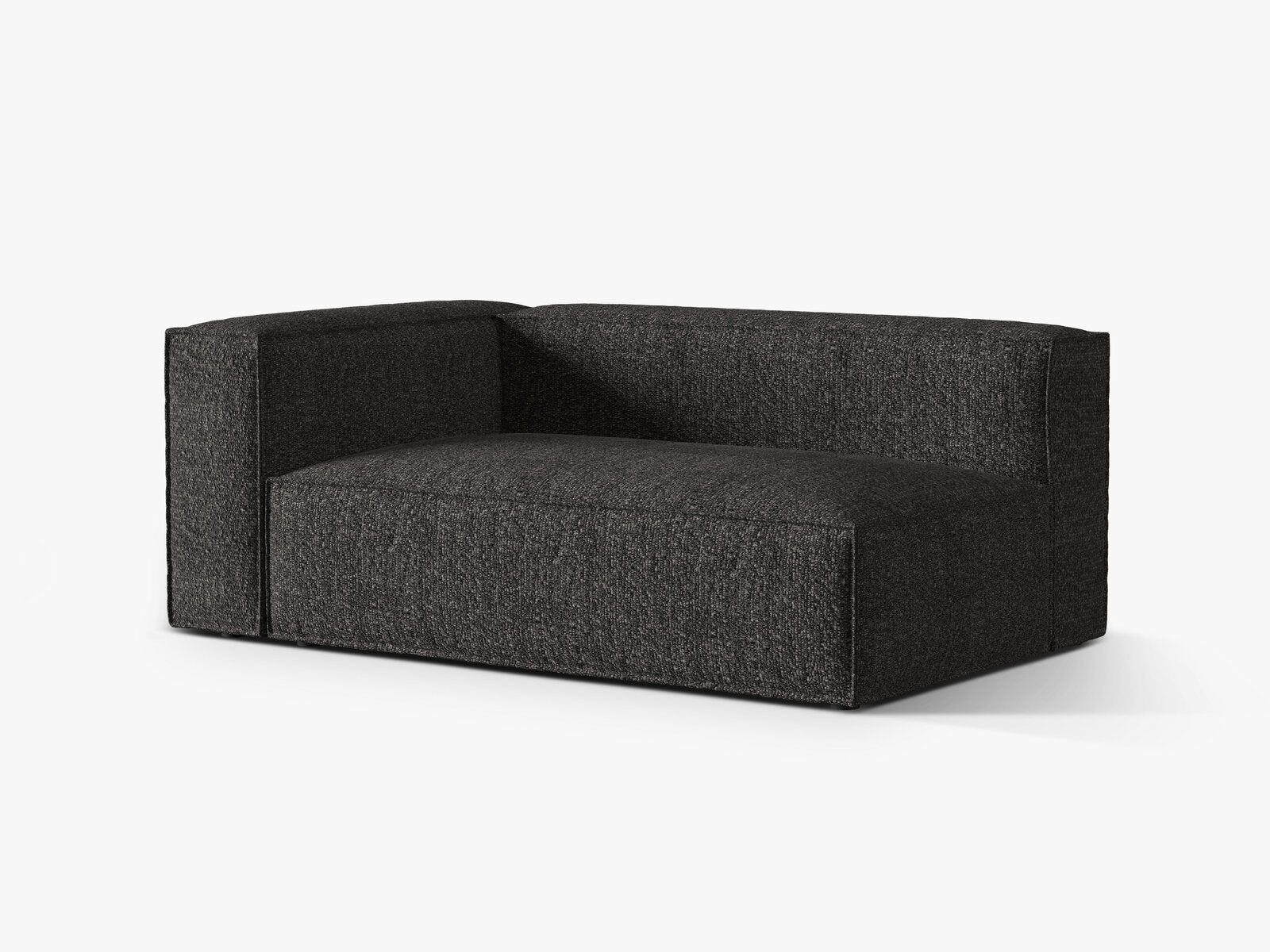 Micadoni Modul Nuria Groß 3-Sitzer Links Boucle Anthrazit