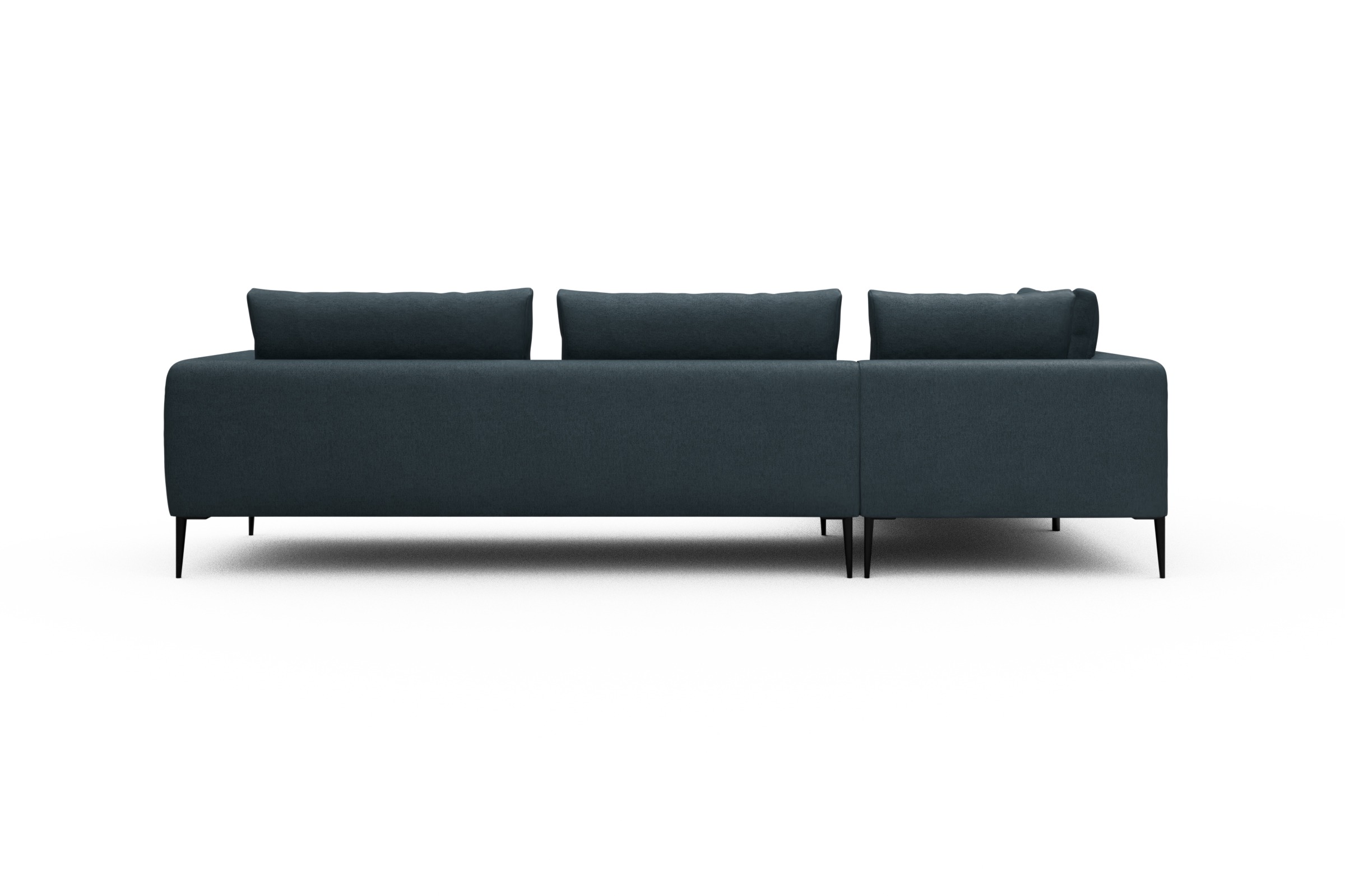Ecksofa Paul Relax-Ecke rechts mit 3-Sitzer Denari-Royal-Blue