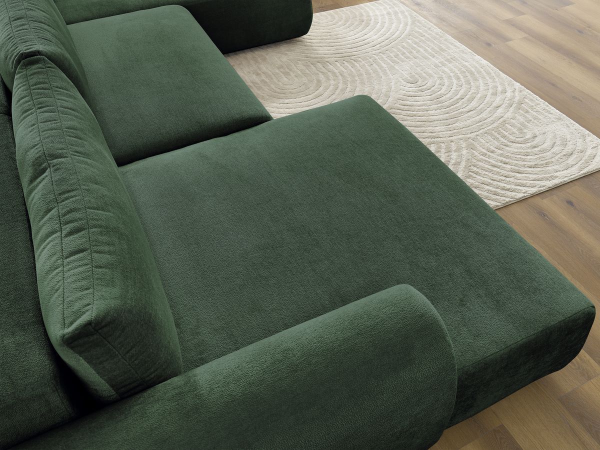 Bobochic Lucien Wohnlandschaft Stoff Grün Ecke links