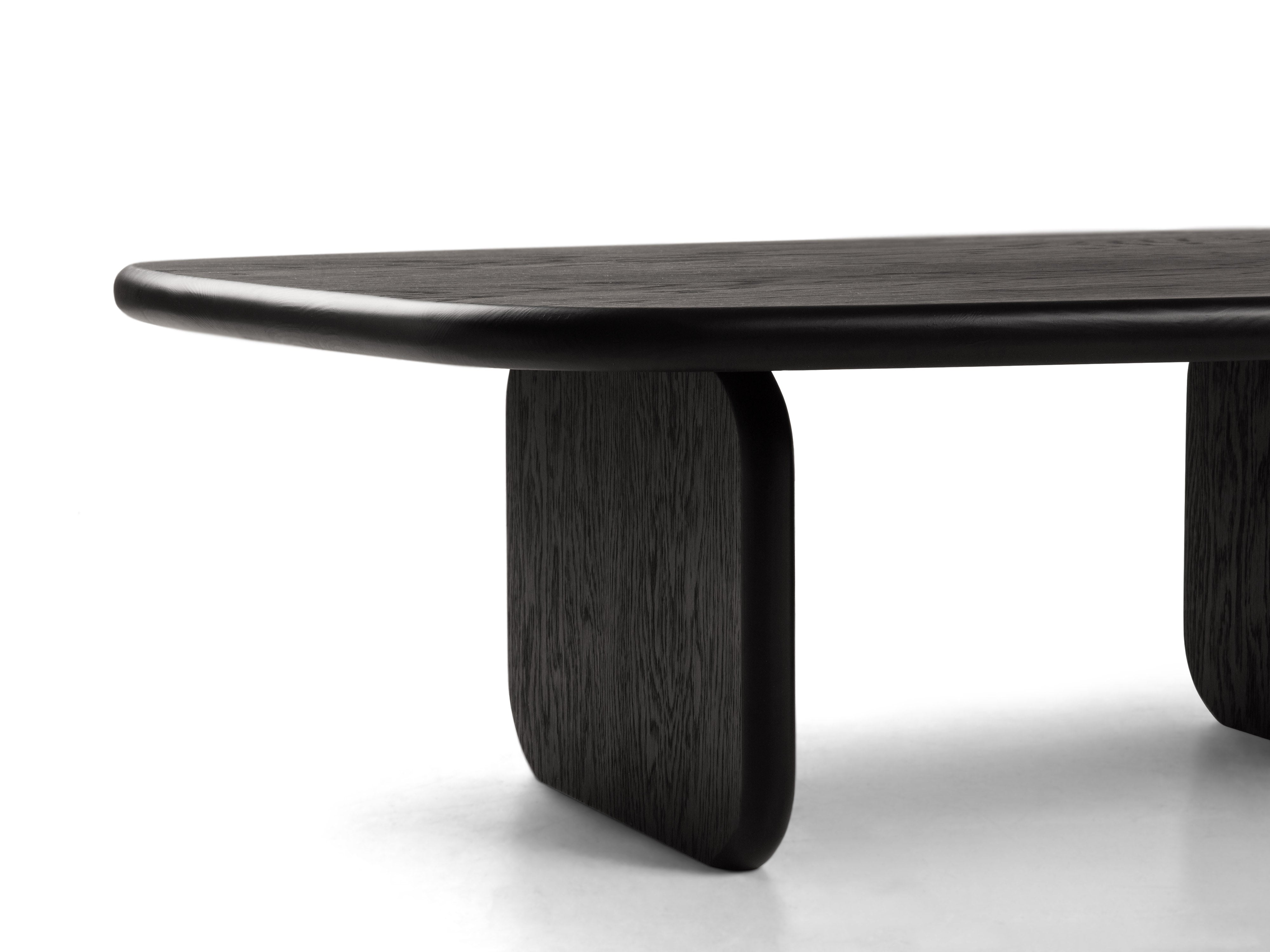 Micadoni Lana Kaffeetisch 110 cm Schwarze Eiche