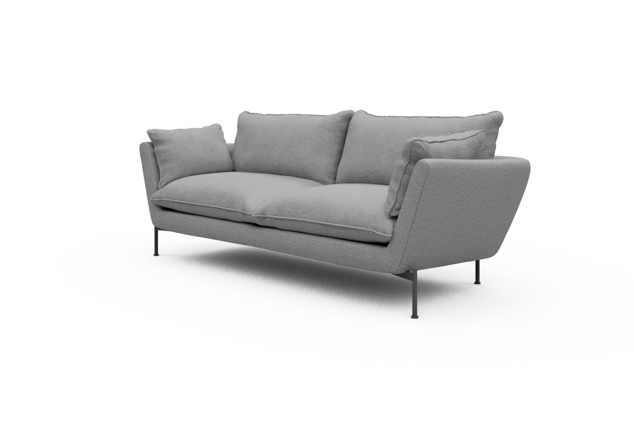 Sofa Anton PREMIUM 3-Sitzer Sama-Grey