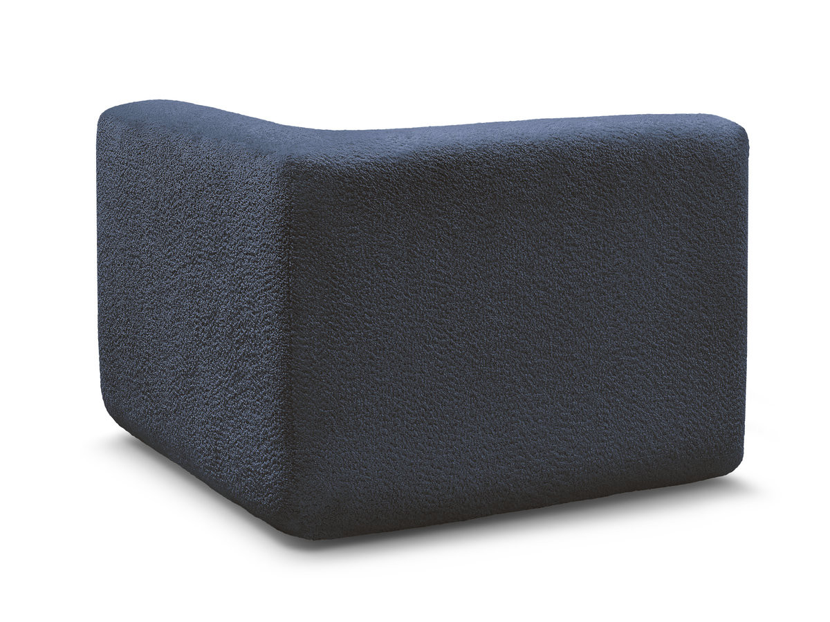 Bobochic Anda Sofa 1-Sitzer Chenille Dunkelblau