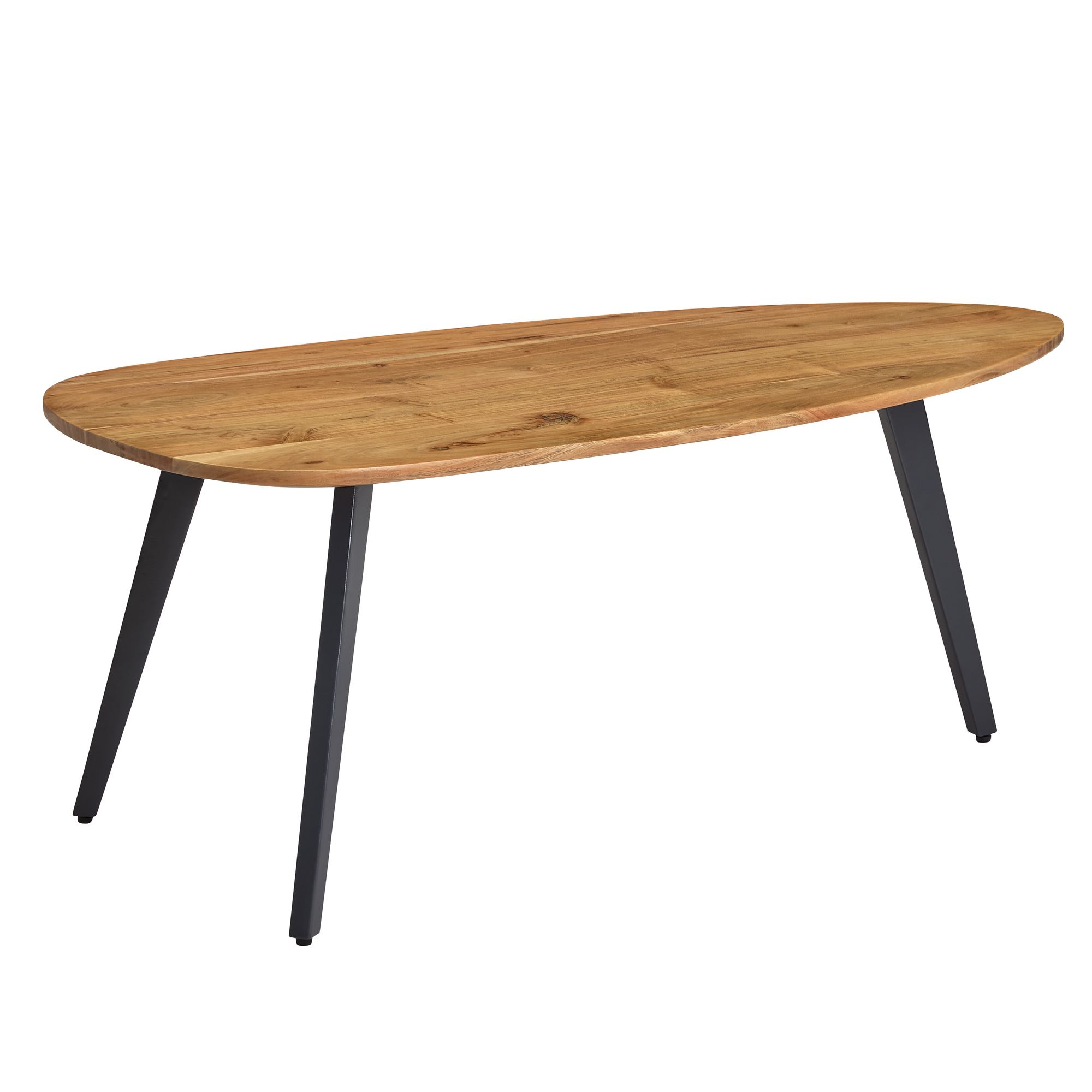 Couchtisch Aeduvik Akazie Massivholz Braun 110 × 60 × 45 cm