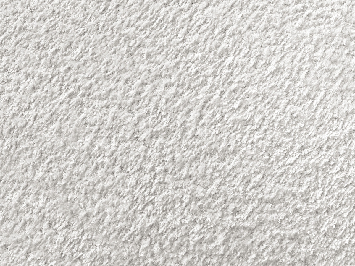 Bobochic Fuji Schlafsofa 3-Sitzer mit Bettkasten und Pouf Bouclé-Stoff Weiß
