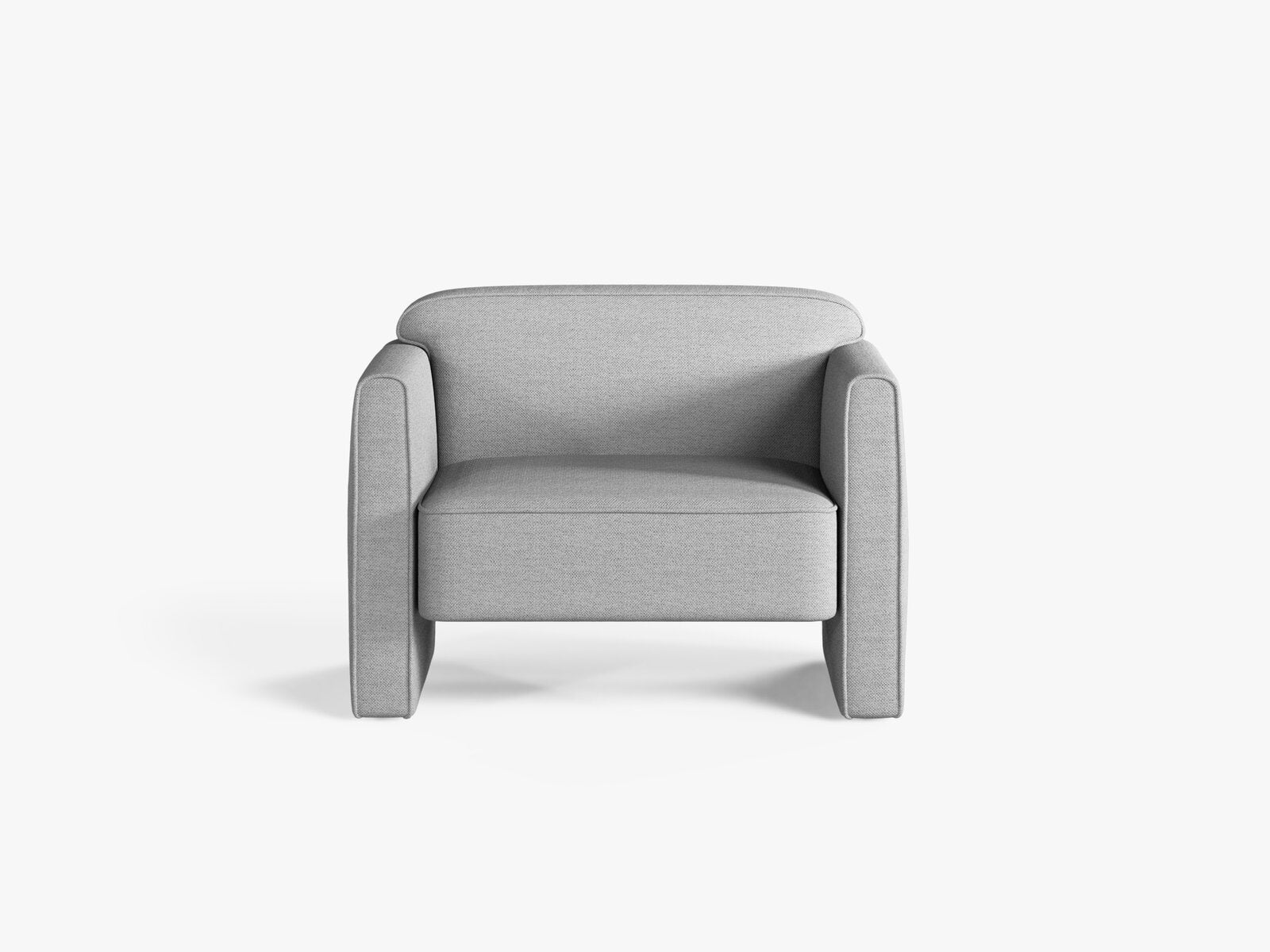 Micadoni Sessel Abby Strukturierter Stoff Heritage Hellgrau