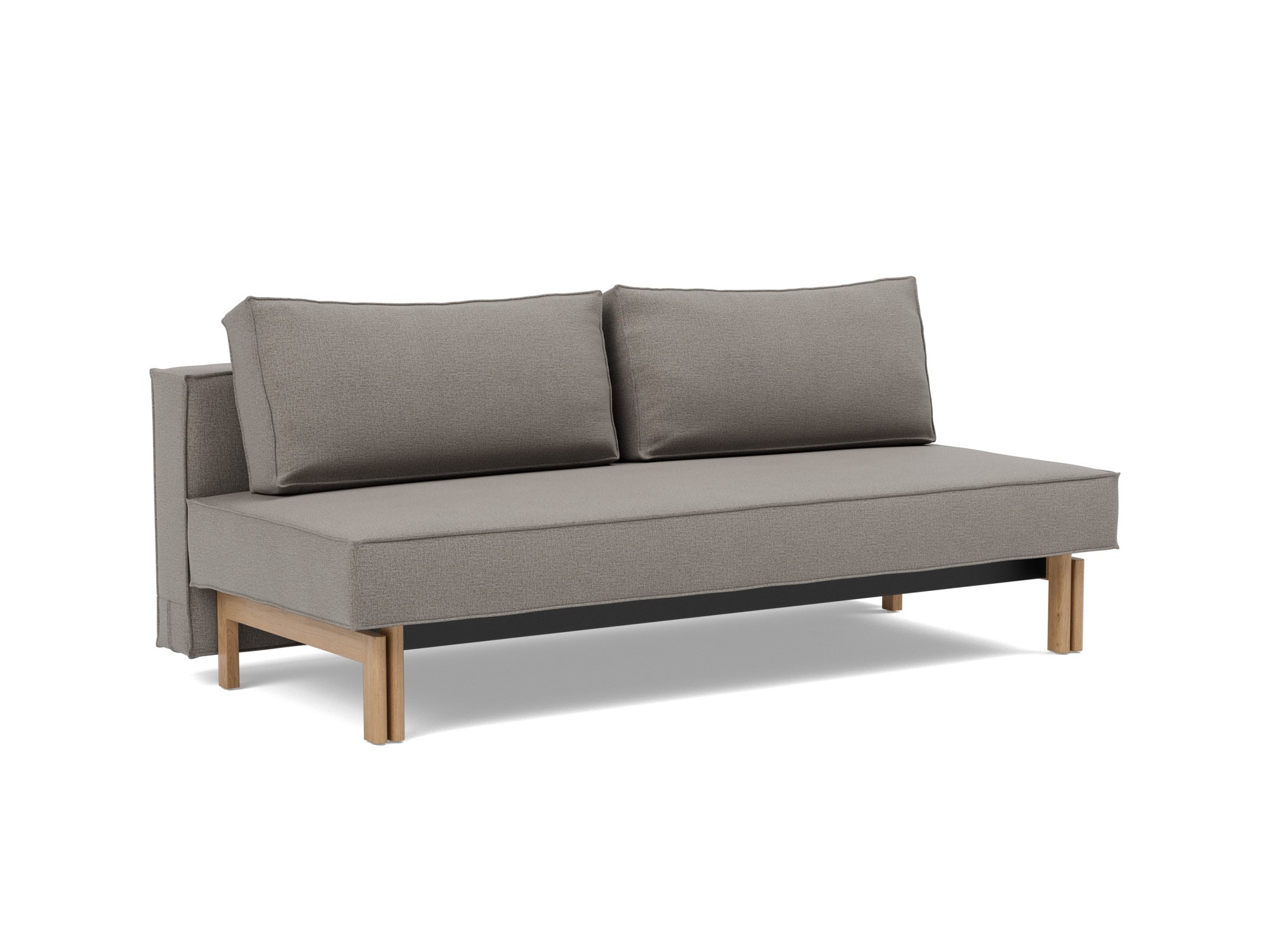 Schlafsofa Sly Flachgewebe Mixed Dance 521-Grey Beine Eiche