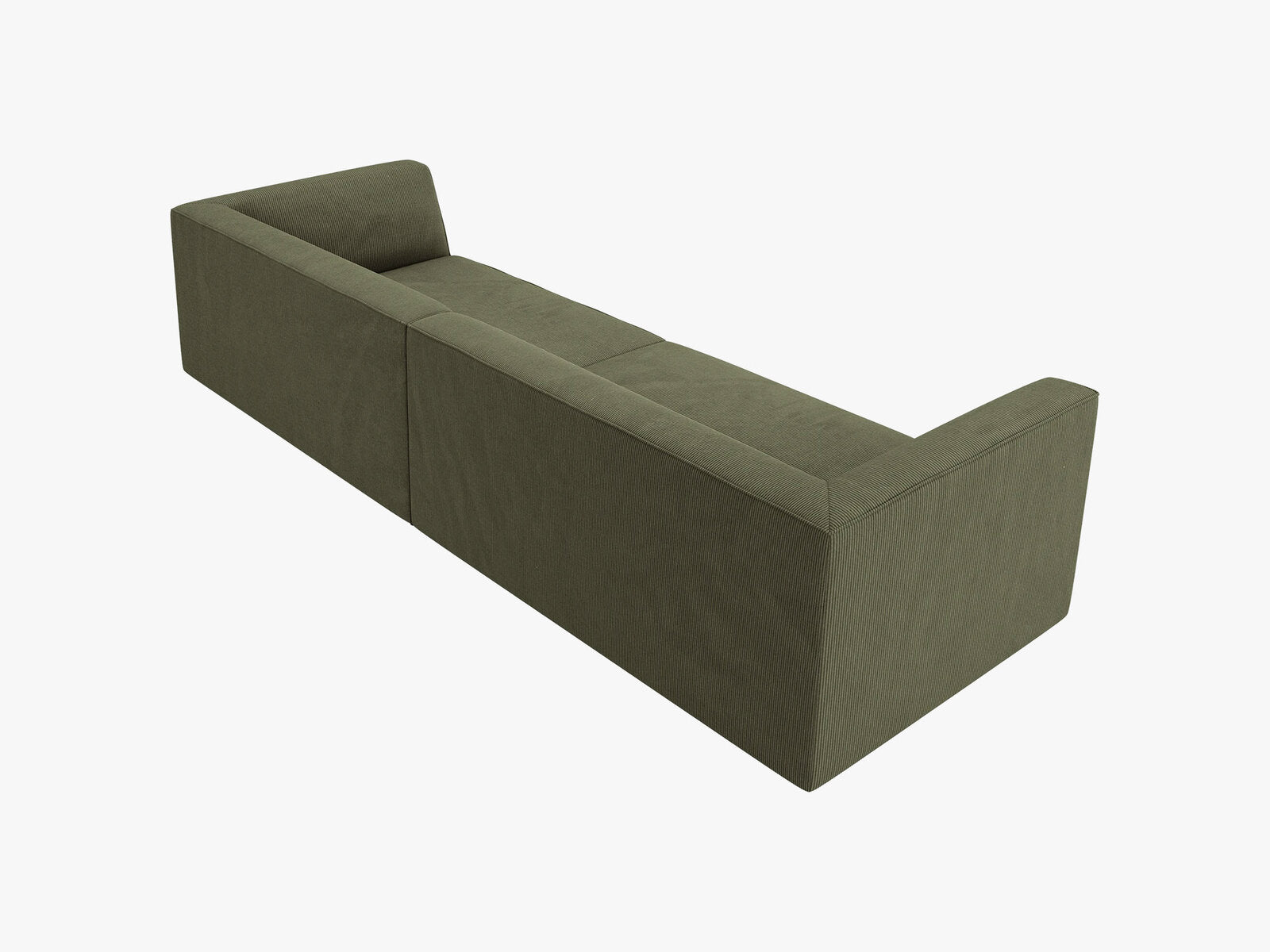 Micadoni Sofa Ruby 4-Sitzer Kord Scala Grün