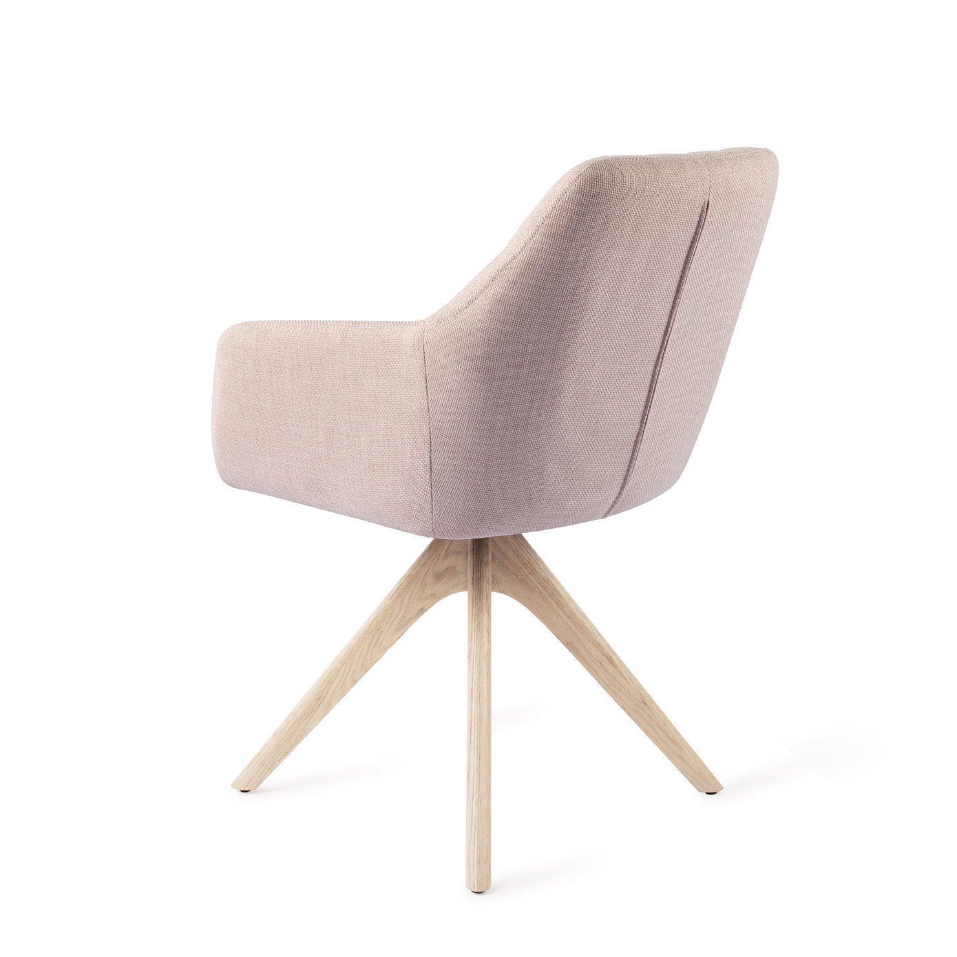 Jesper Home Esszimmerstuhl Noto Petal Pink Revolve Eiche gebleicht