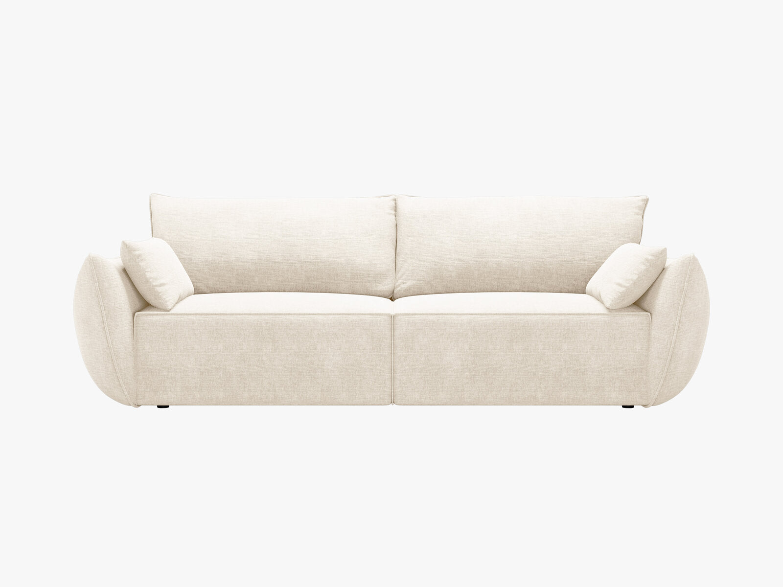 Micadoni Kaelle Schlafsofa 3-Sitzer mit Bettkasten