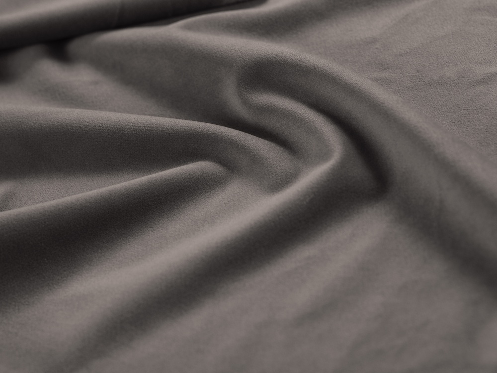 Cosmopolitan Design Boxspringbett Arendal 140x200 Samt Bluvel Hellgrau