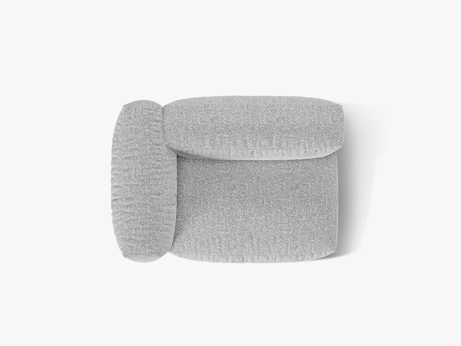 Micadoni Eckmodul Martina 1-Sitzer Links Boucle Monet Silber