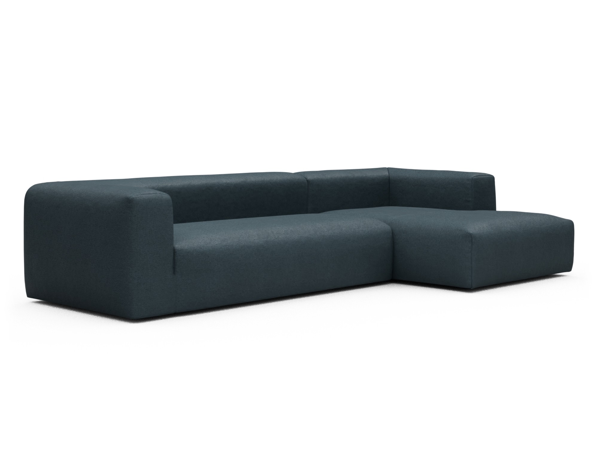 Skandi Home Ecksofa Fred Chaiselongue rechts mit 2,5-Sitzer Denari-Royal-Blue moebelfaktor