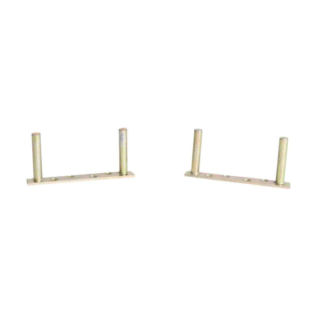 Raw Materials Craftsman Wandregal aus Teakholz 2er-Set 25cm