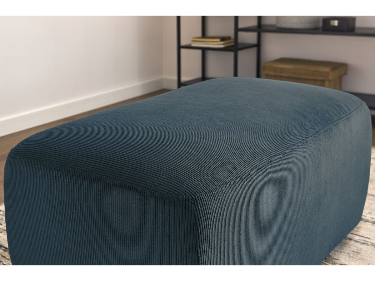 Bobochic Enjoy Pouf Cordsamt Dunkelblau