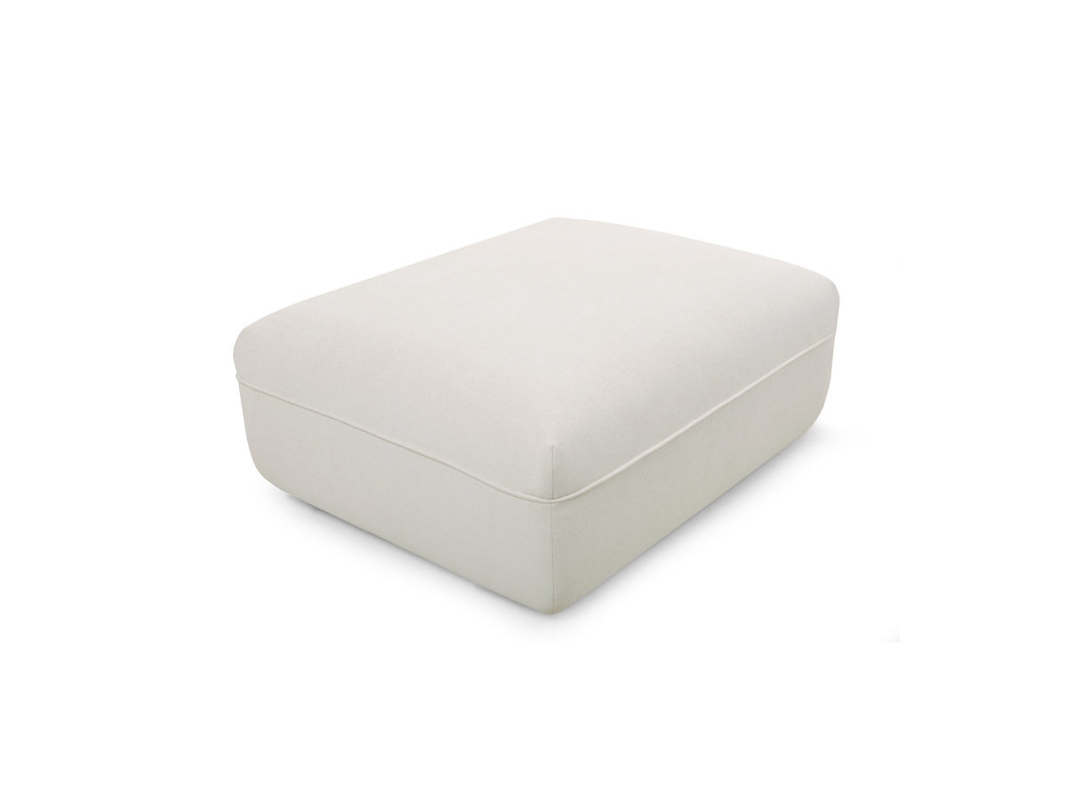 Bobochic Luigi Pouf Strukturstoff Weiß