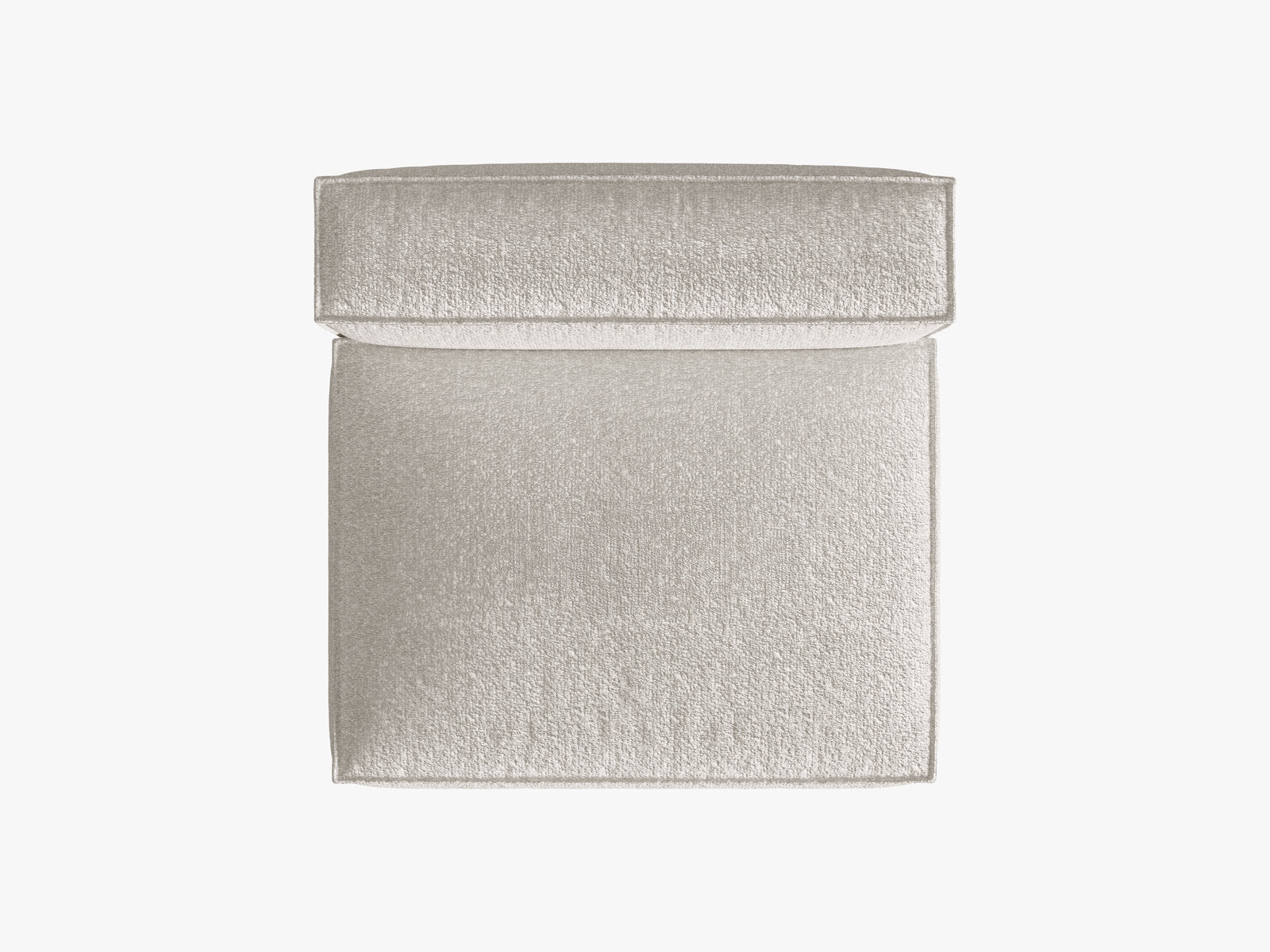 Micadoni Modul Nuria 2-Sitzer Boucle Monet Grau Beige Melange
