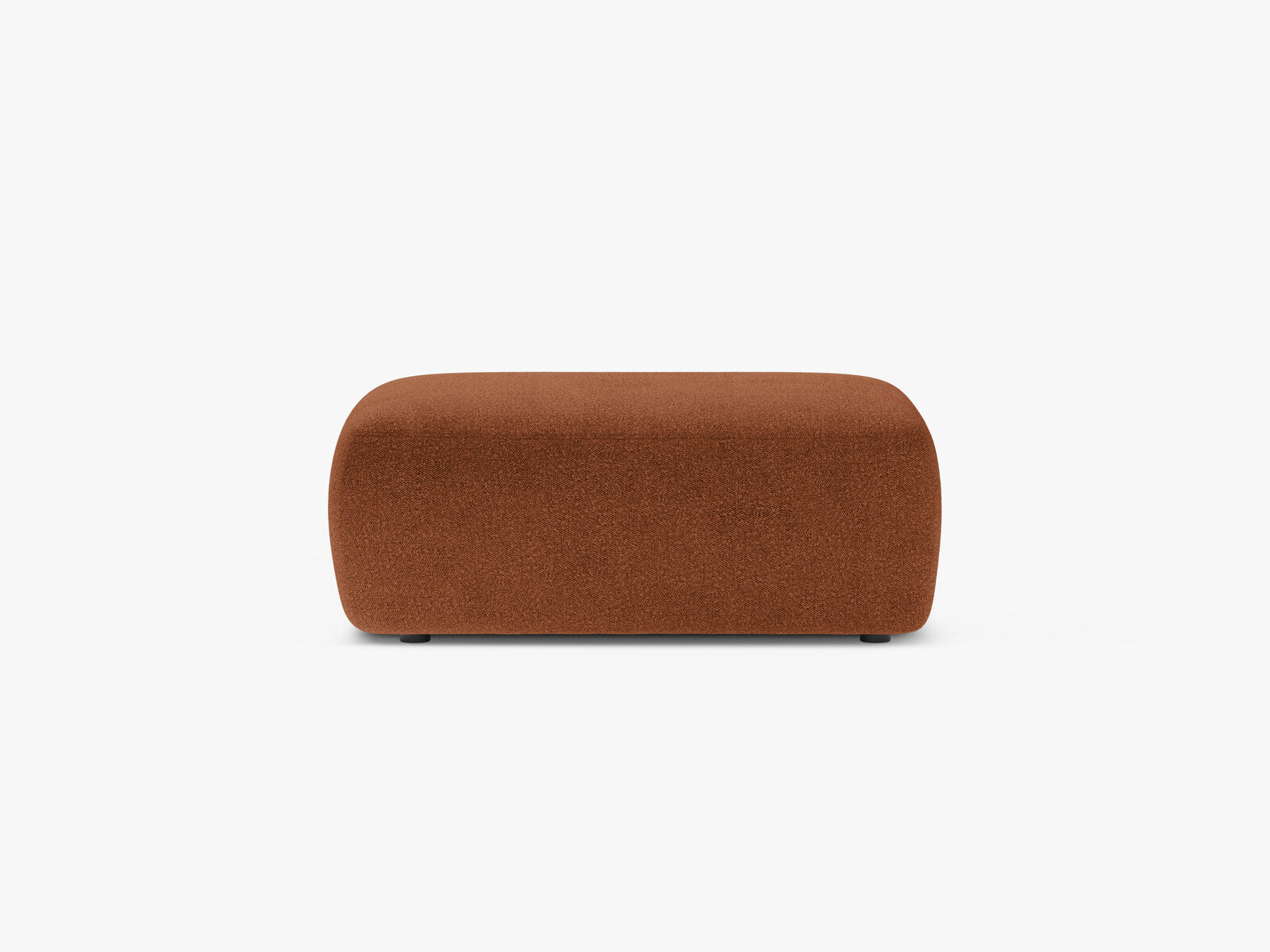 Micadoni Hocker Kate 1-Sitzer Boucle Terrakotta