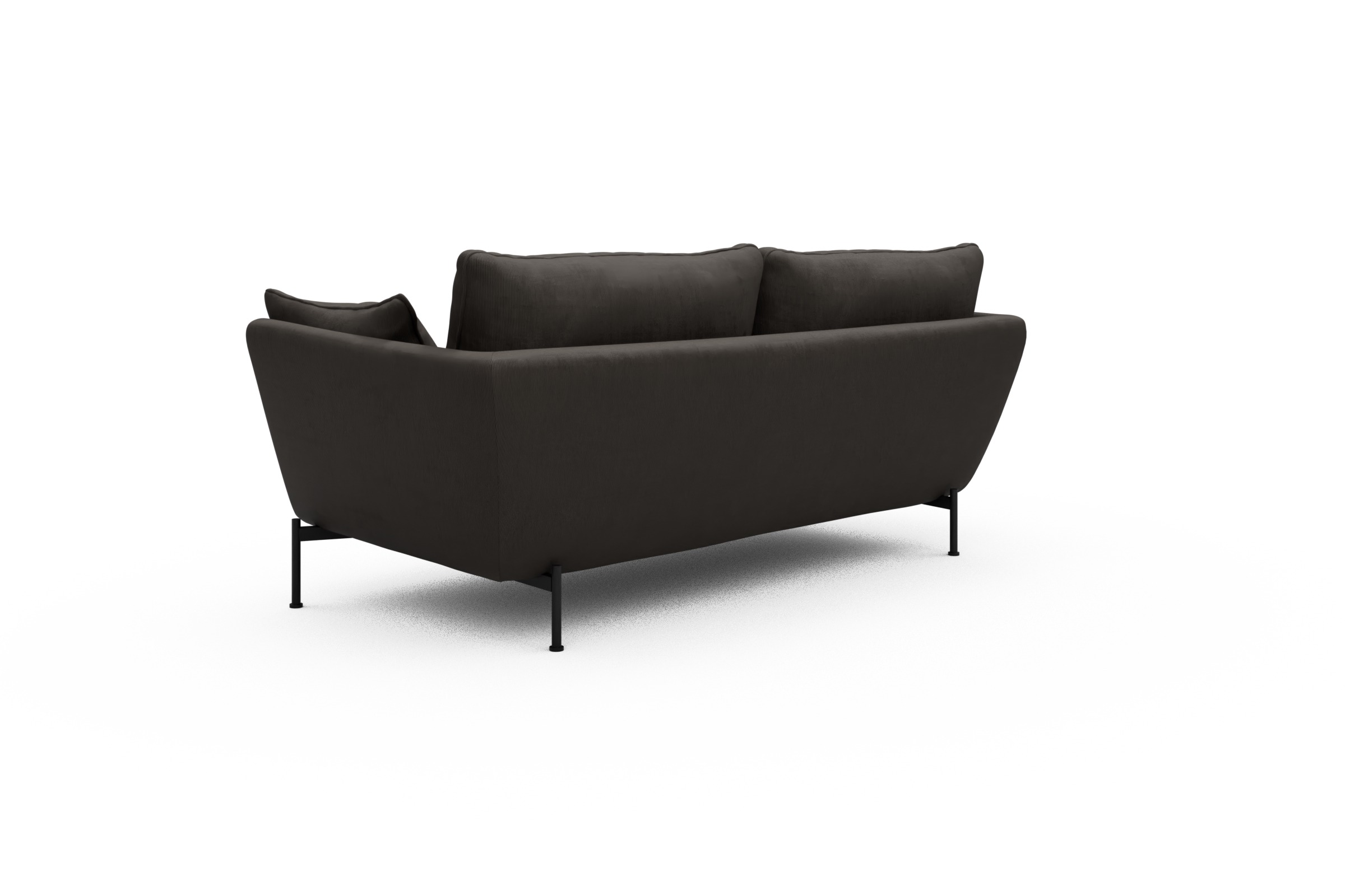 Sofa Anton 2-Sitzer Cordufine-Taupe