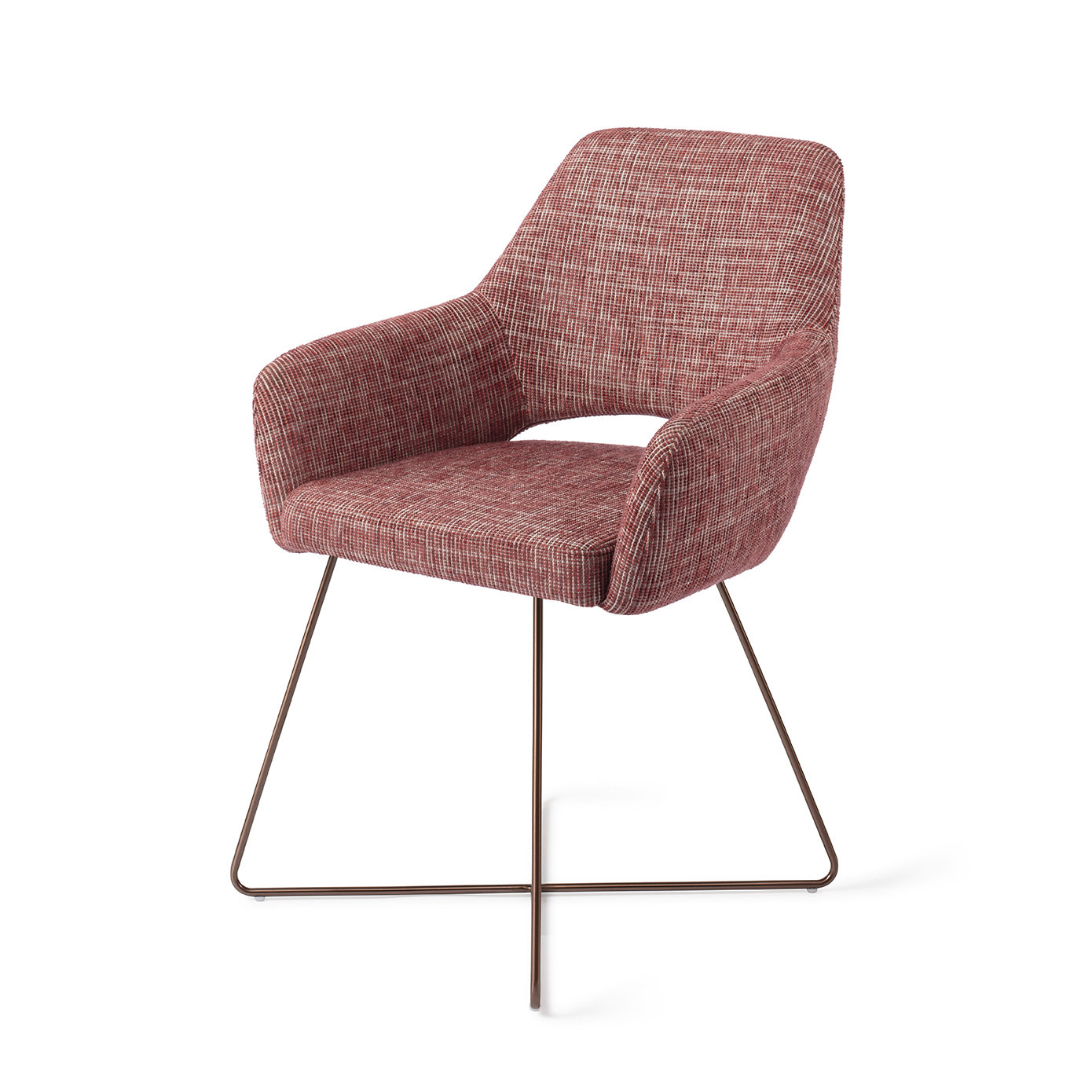 Jesper Home Esszimmerstuhl Yanai Berry Bars Cross Rose