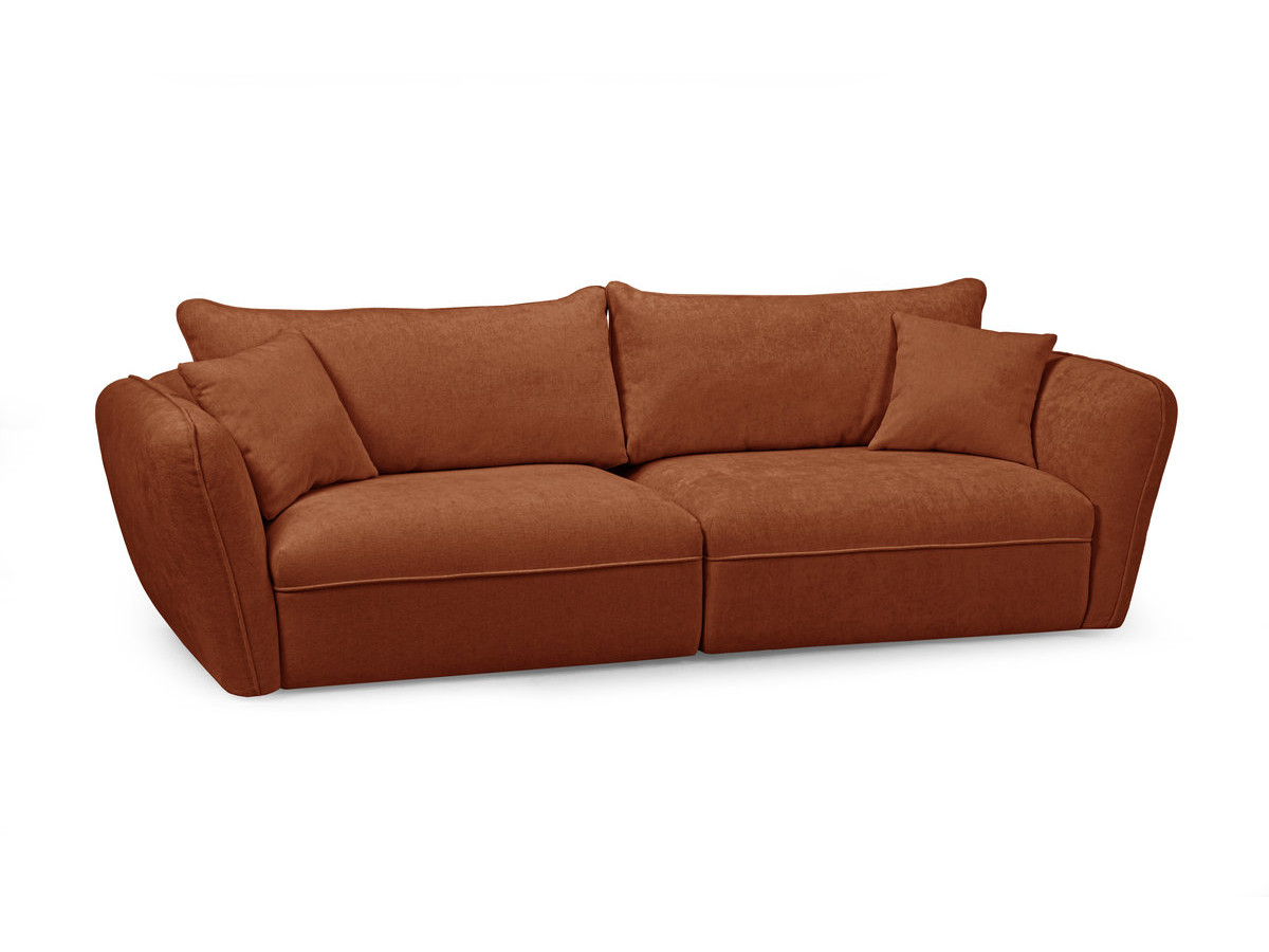 Bobochic Luigi Sofa 3-Sitzer Strukturstoff Orange
