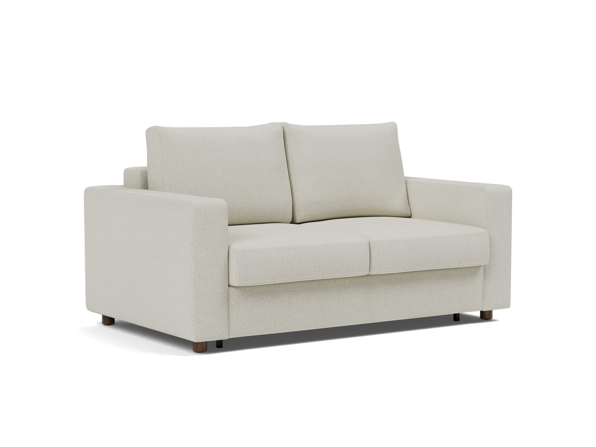 Schlafsofa Neah mit Standard-Armlehnen 140 Flachgewebe Mixed Dance 527-Natural