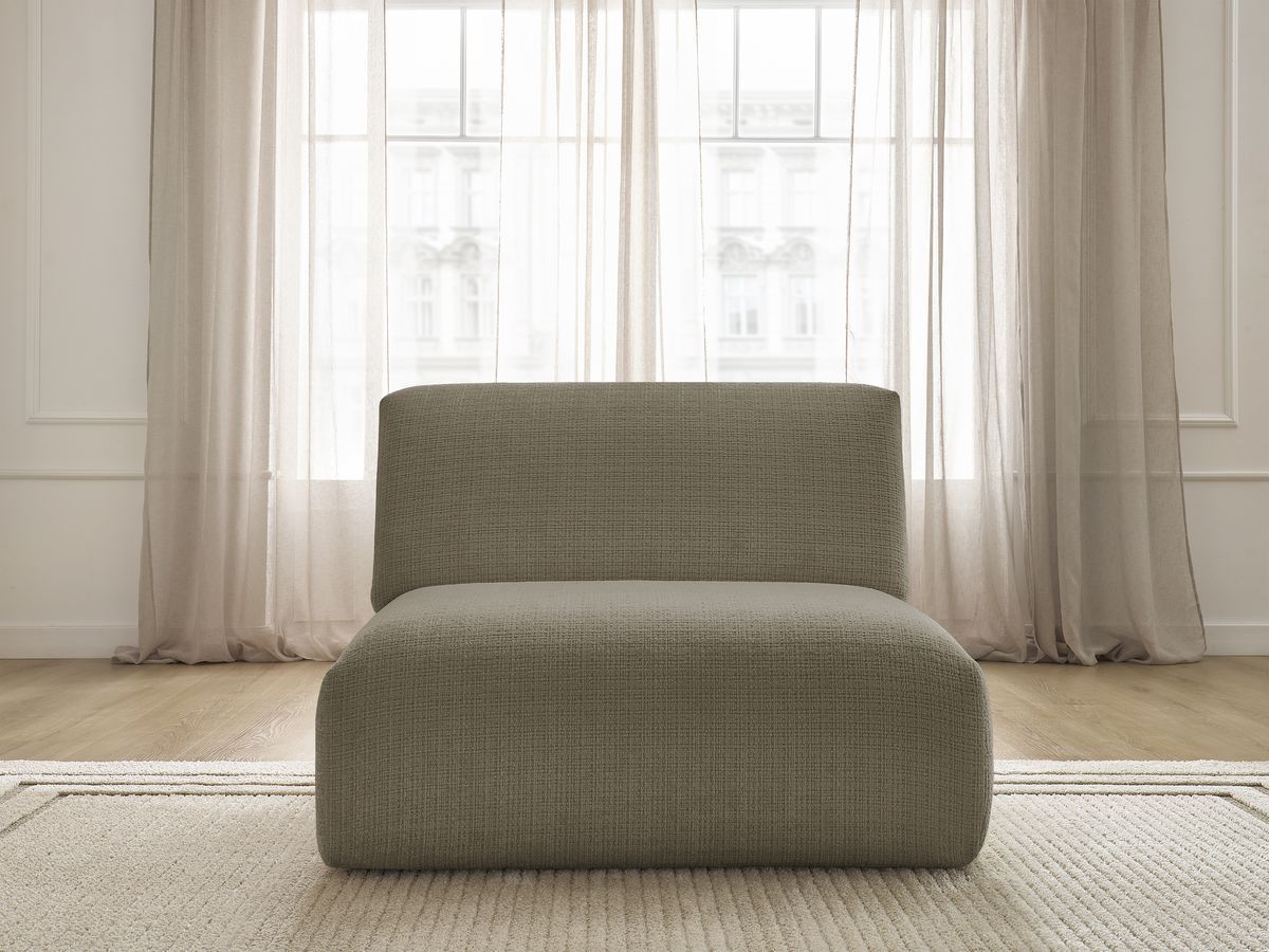 Bobochic Sirius Sofamodul 1-Sitzer Strukturstoff Taupe