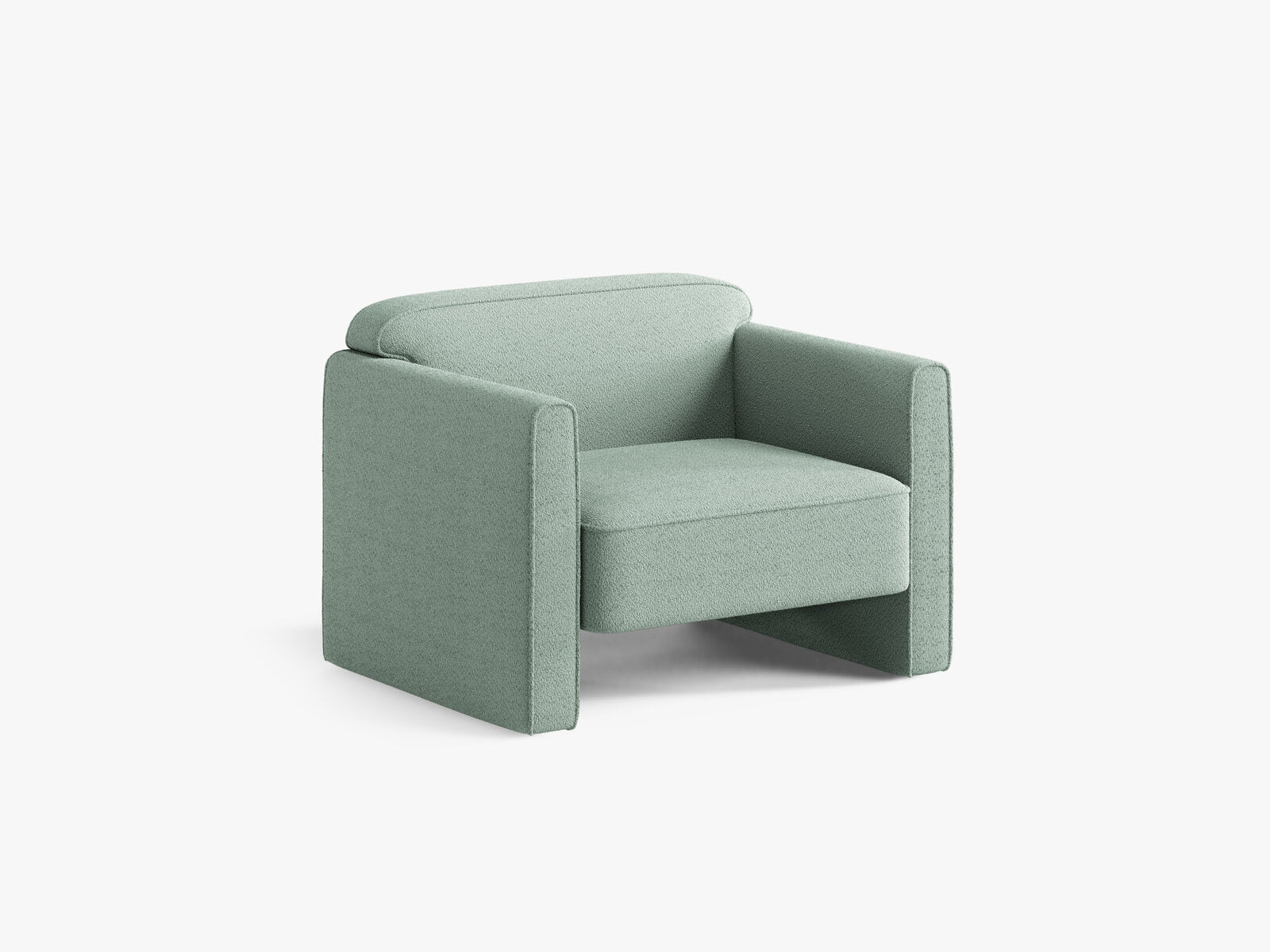 Micadoni Sessel Abby Boucle Coral Minze