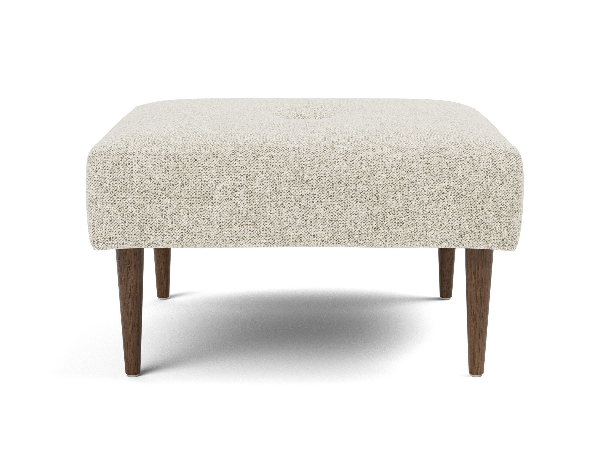 Hocker Recast Strukturierter Stoff Taura 357-Off-White