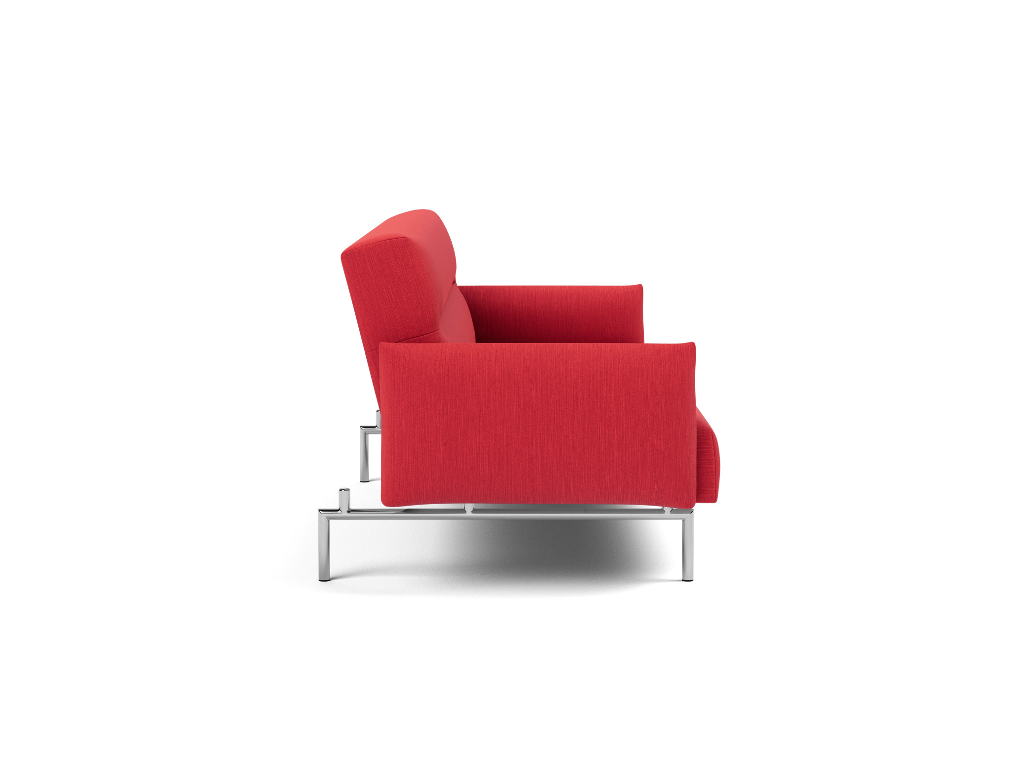 Schlafsofa Jillis mit Armlehnen Flachgewebe Elegance 511-Red