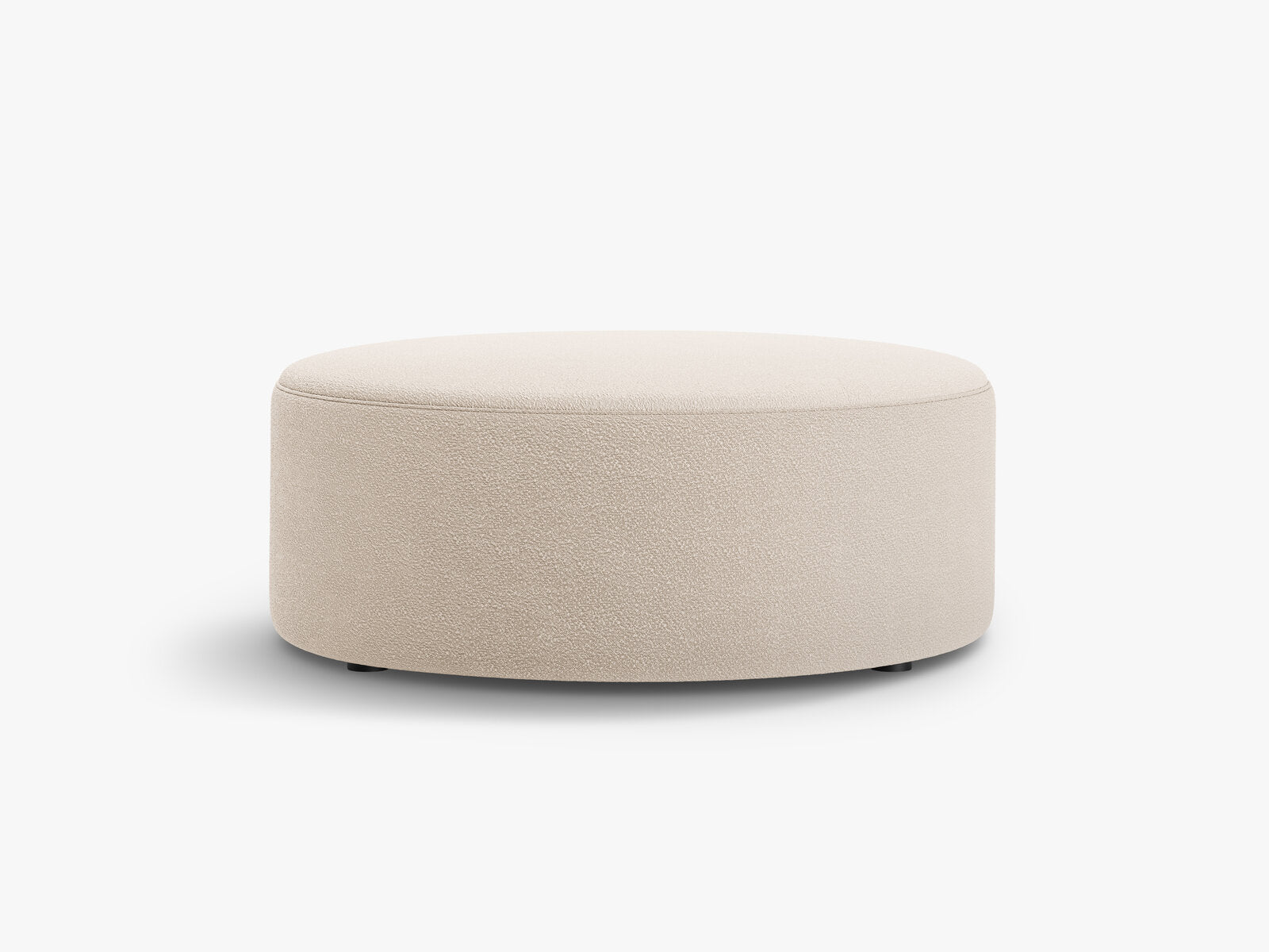 Micadoni Pouf Dia 90cm Boucle Baloo Beige