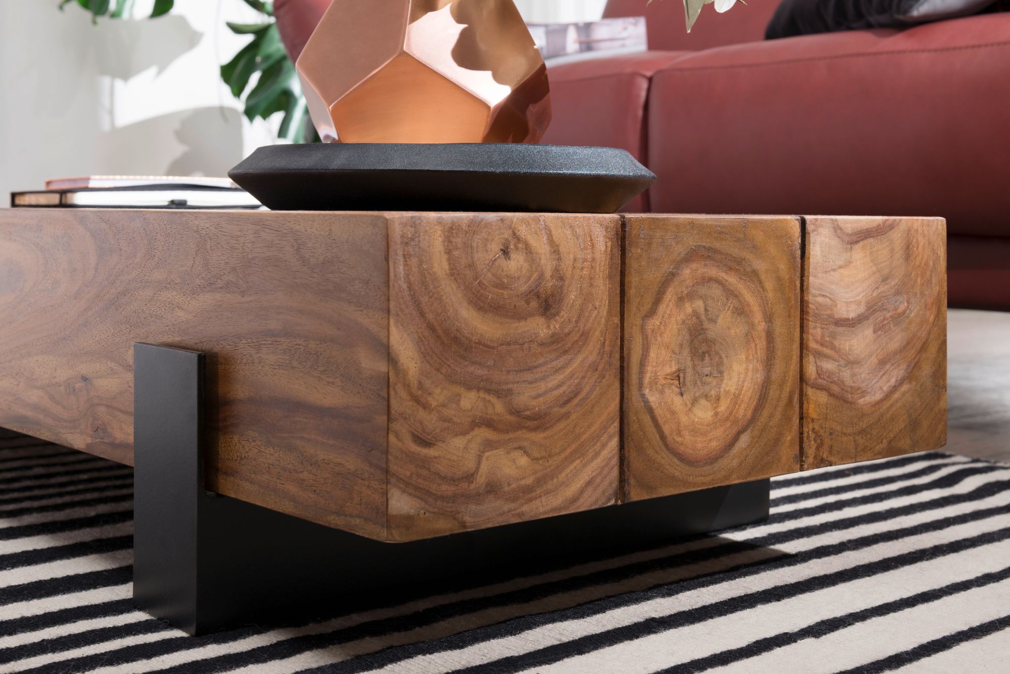 Couchtisch Boeslunde Sheesham Massivholz 115 × 44 × 22 cm