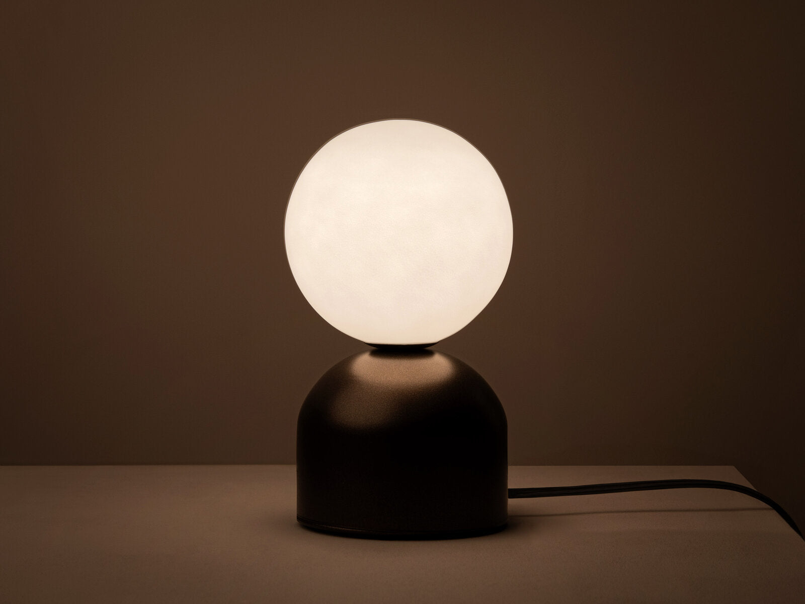 Micadoni Ely Tischlampe Braun