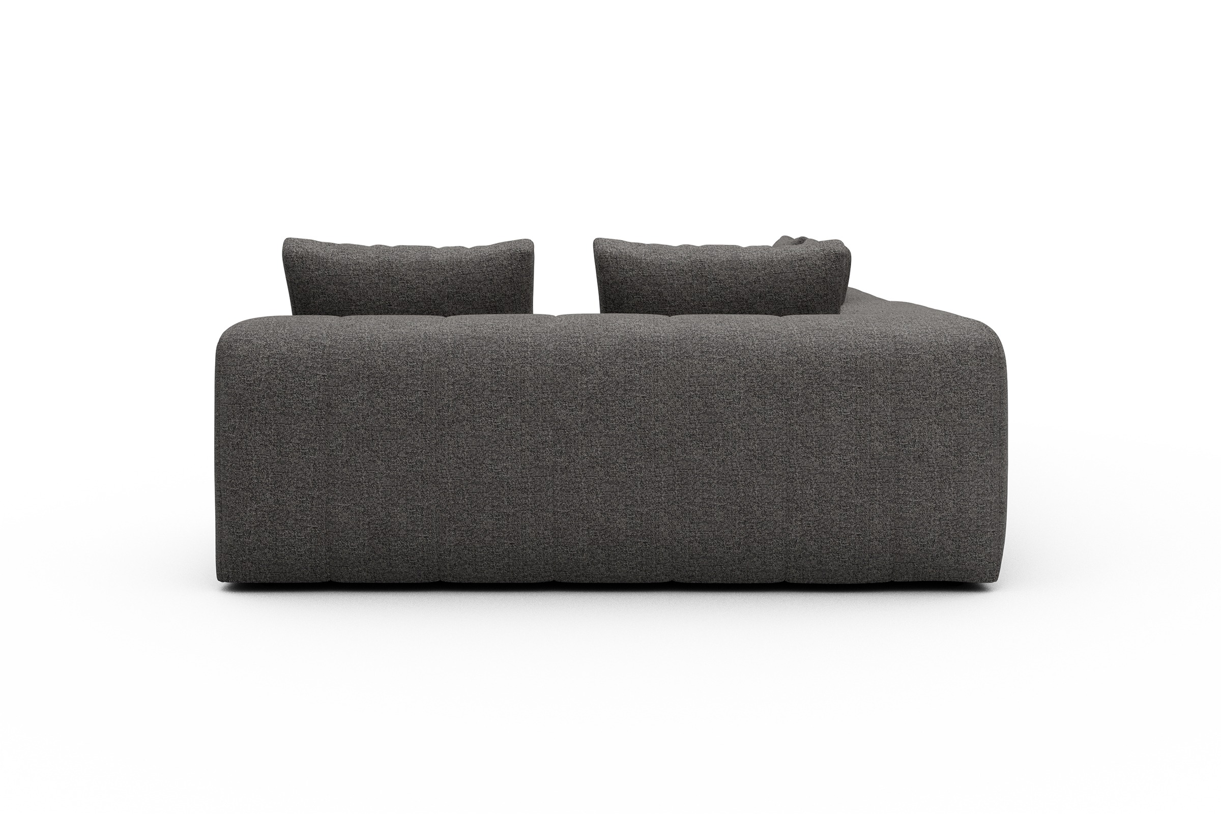 Ecksofa Hugo 2x 2,5-Sitzer Armlehne links Carreno-Salt-and-Pepper