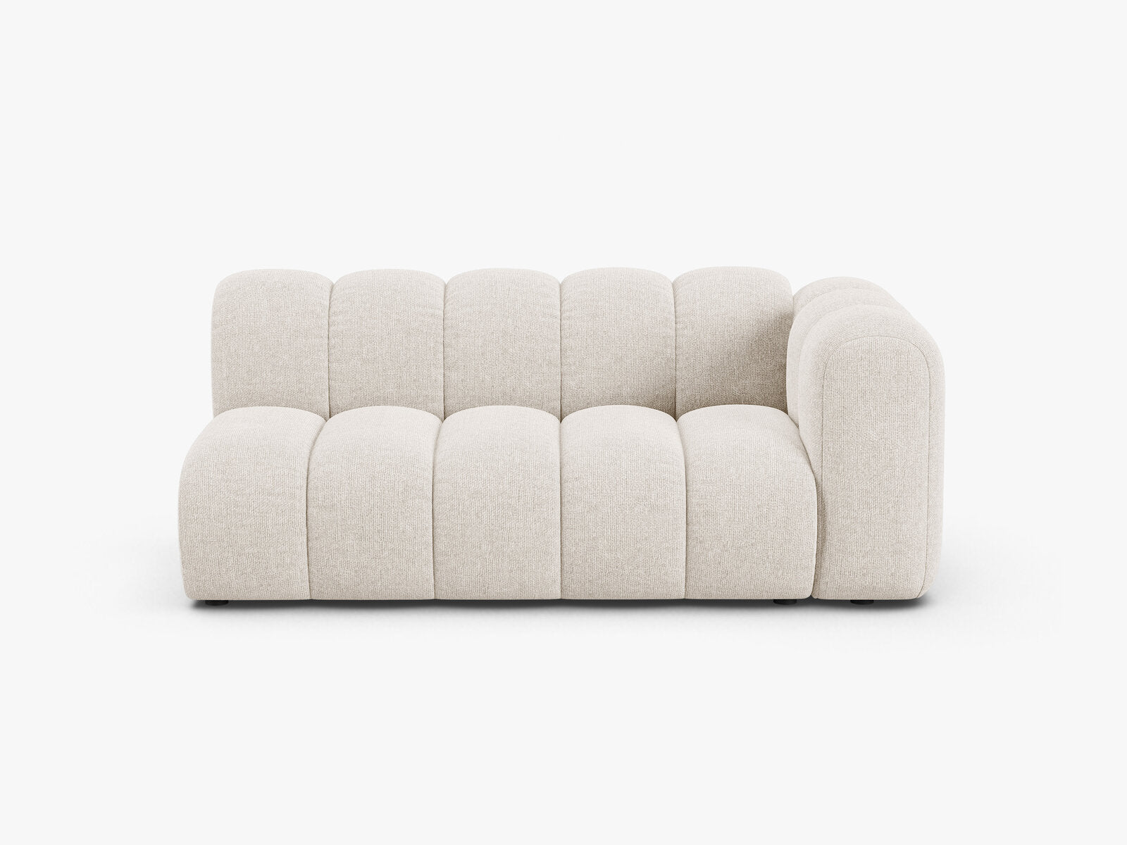 Micadoni Modul Lupine 3-Sitzer Chenille Eden Helles Beige Rechts