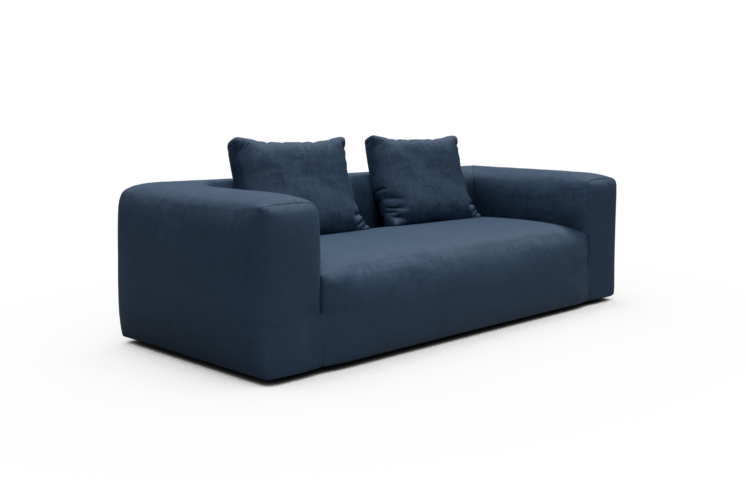 Sofa Fred 3-Sitzer Cordufine-Royal-Blue