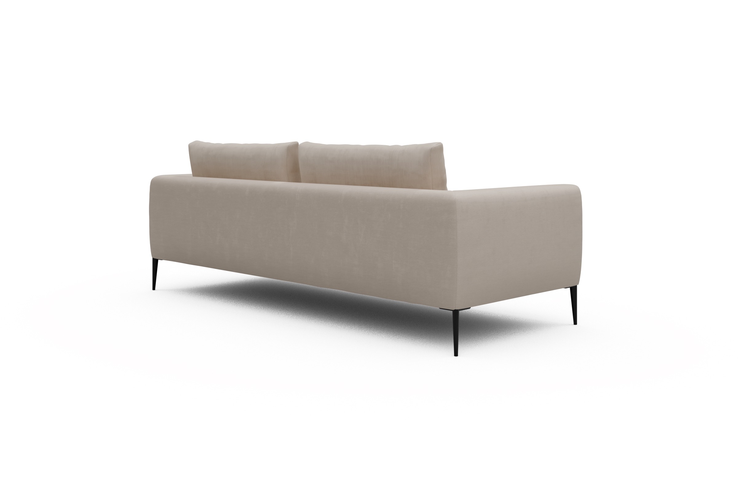 Sofa Paul 3-Sitzer Cordufine-Off-White