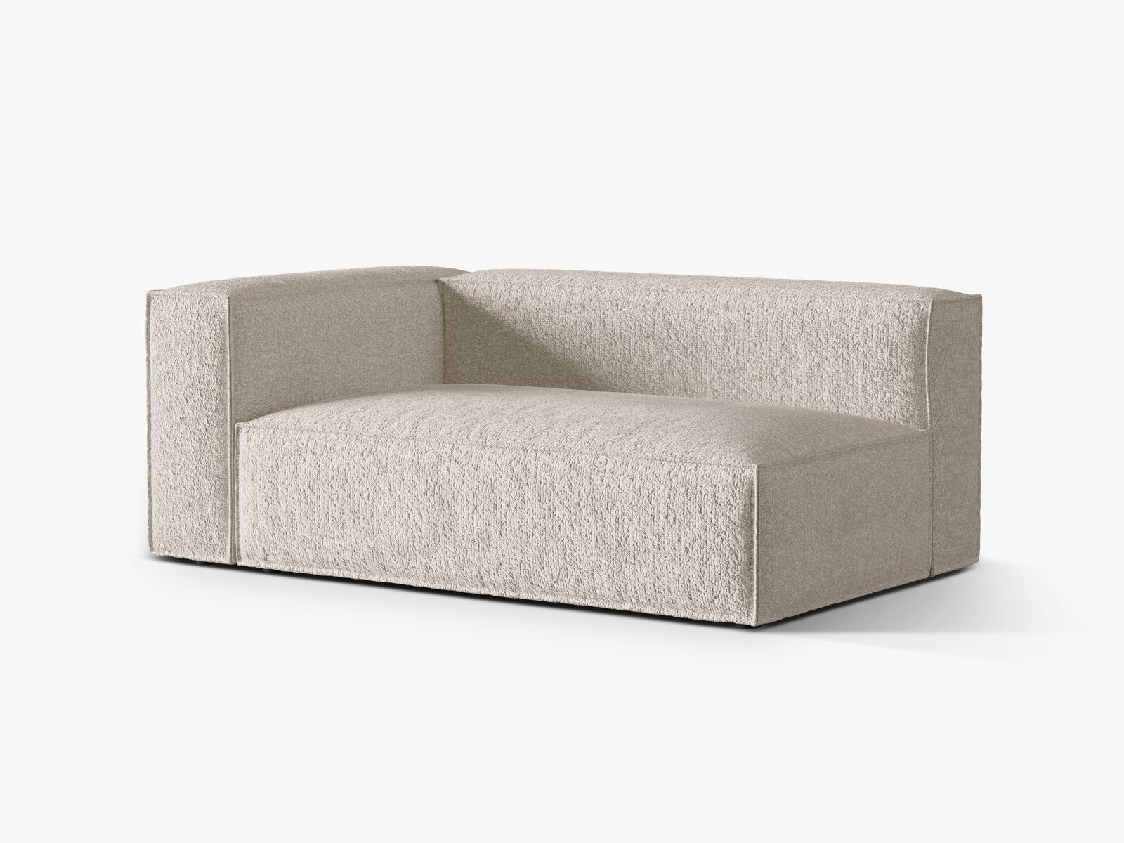 Micadoni Modul Nuria Groß 3-Sitzer Links Boucle Beige