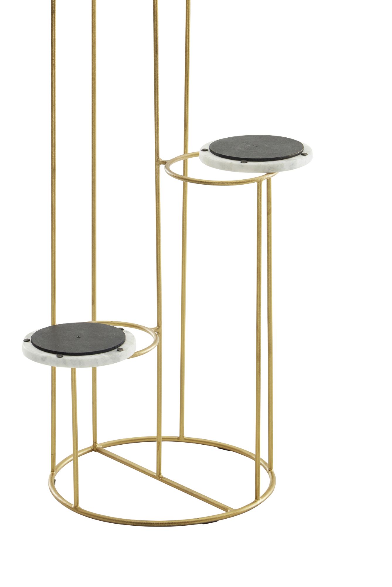Standregal Vindheimar Marmor Gold 36,5 × 36,5 × 107,5 cm