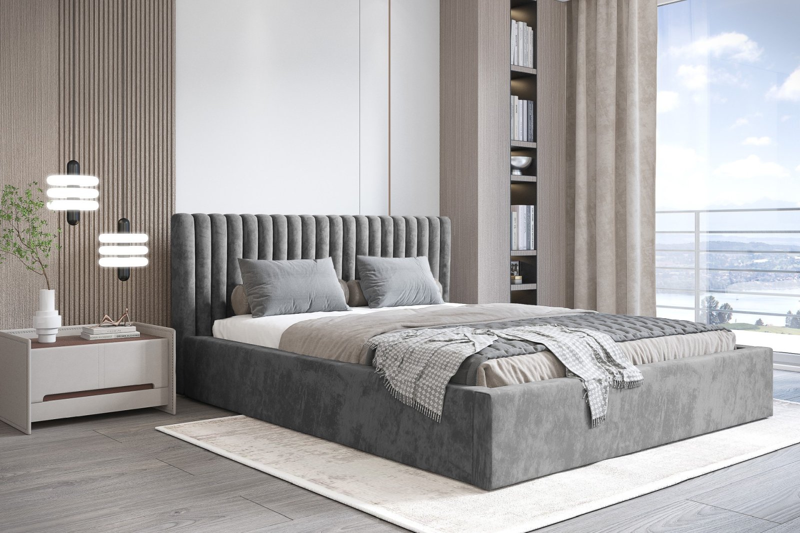 Polsterbett VELO-I Perfect-Harmony 180 mit Holzrahmen Perfect-Harmony 85 moebelfaktor