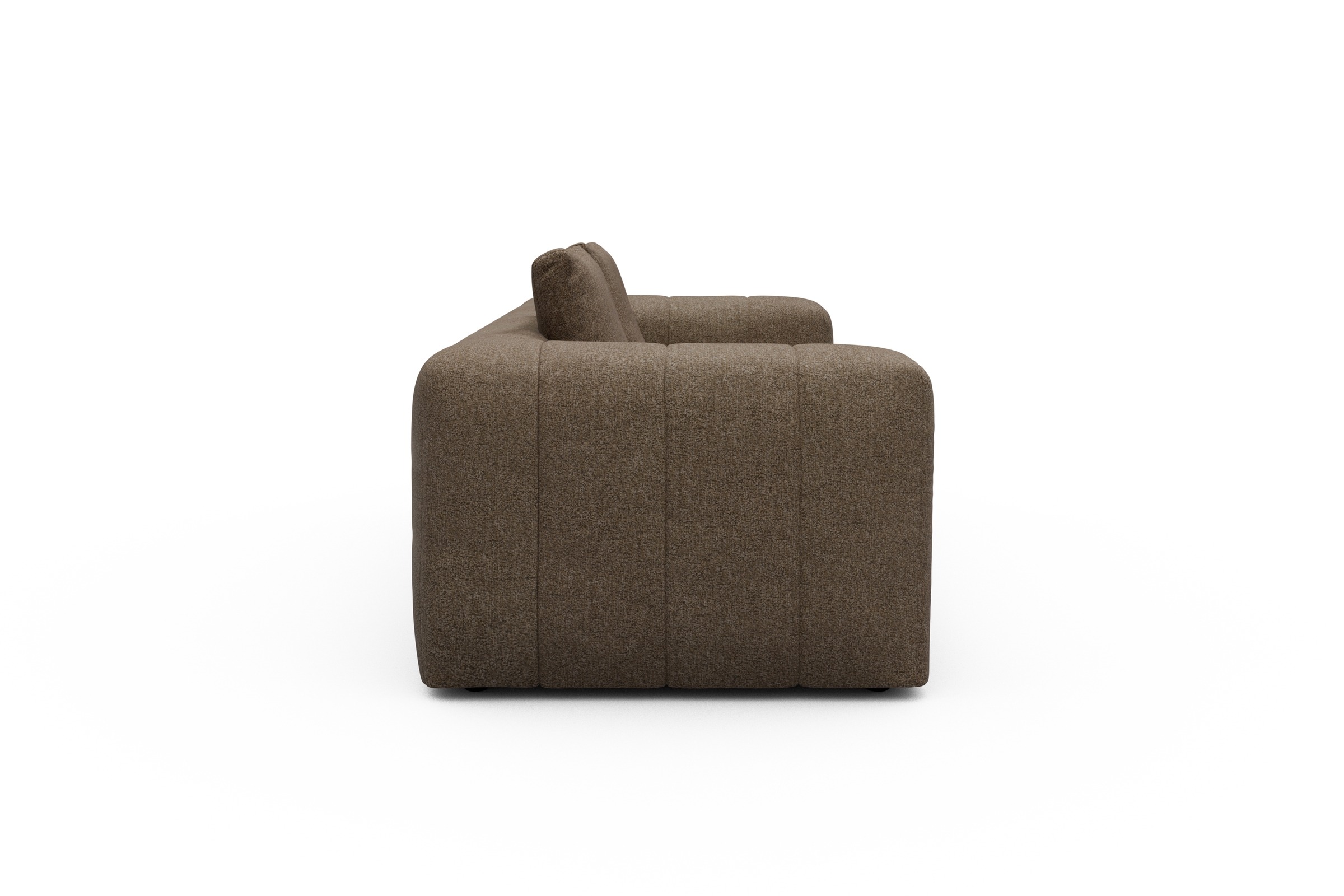 Sofa Hugo 3-Sitzer Aivi-Khaki-Brown