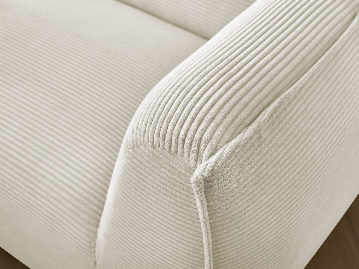 Bobochic Giorgia Sofa 3-Sitzer Cordsamt Beige