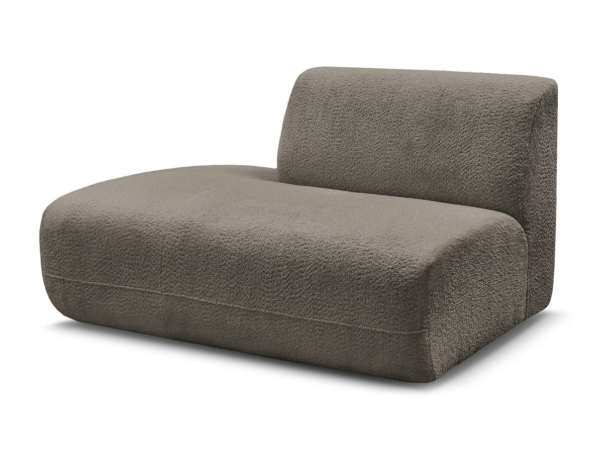 Bobochic Anda Sofamodul 2-Sitzer Chenille Taupe Ecke links