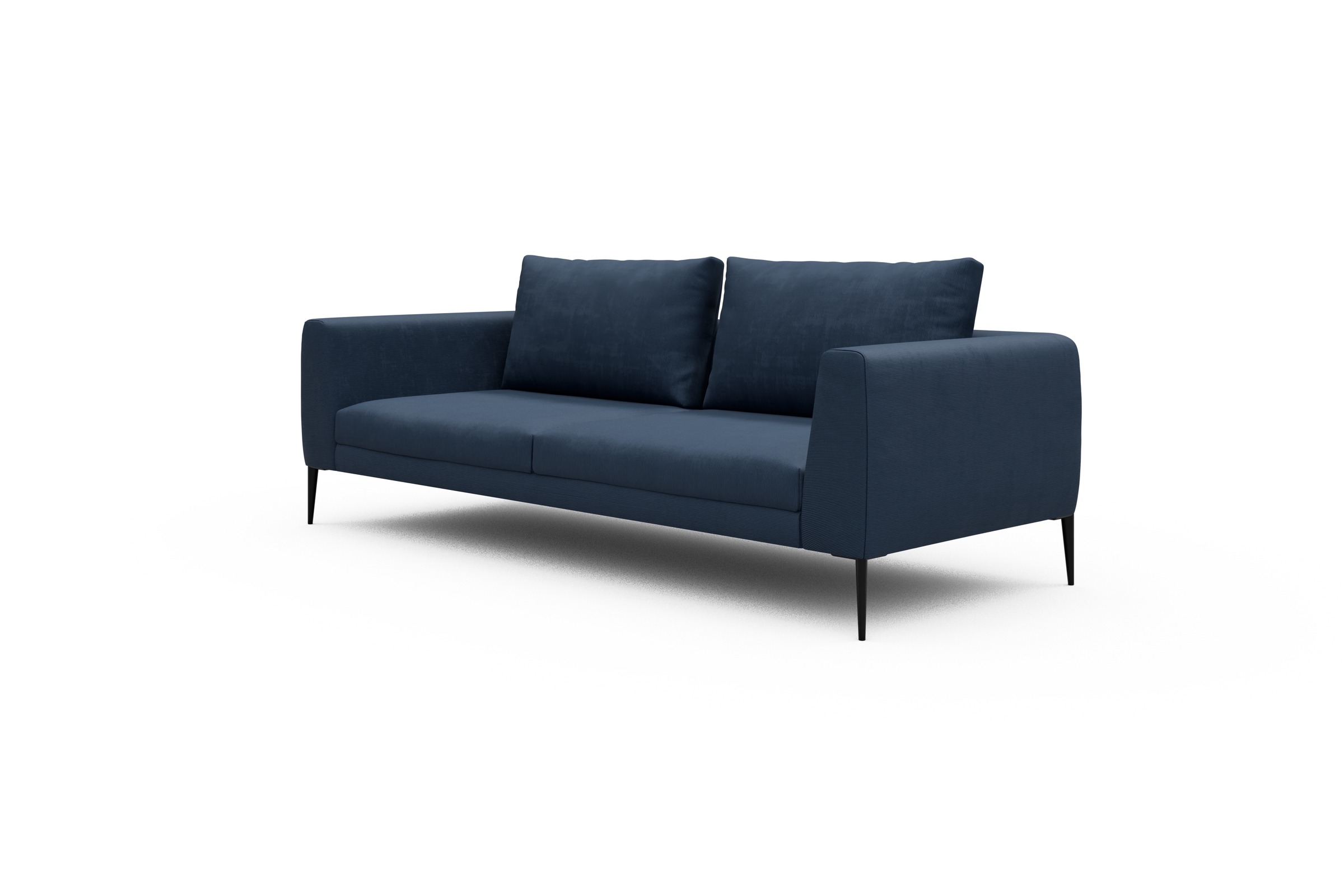 Sofa Paul 3-Sitzer Cordufine-Royal-Blue