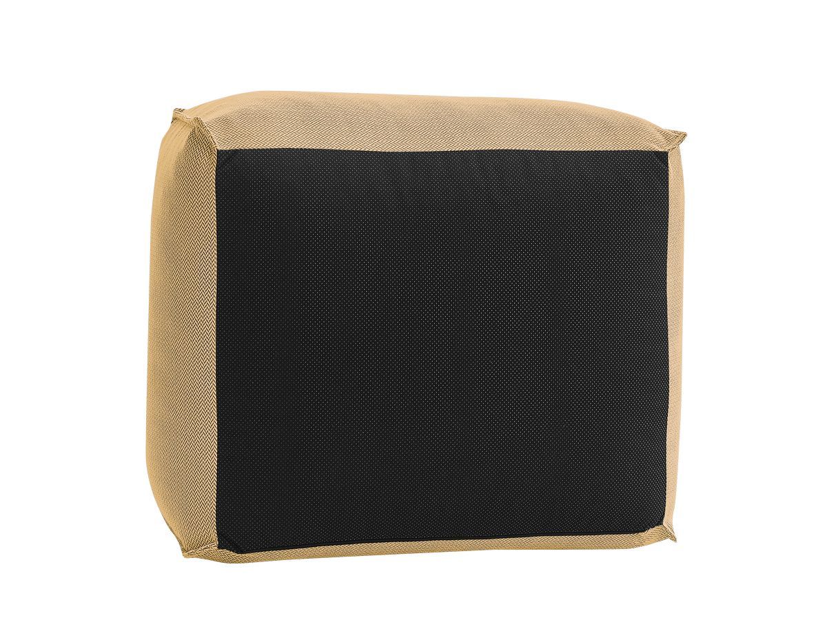 Bobochic Biarritz Pouf Melange-Stoff Orange