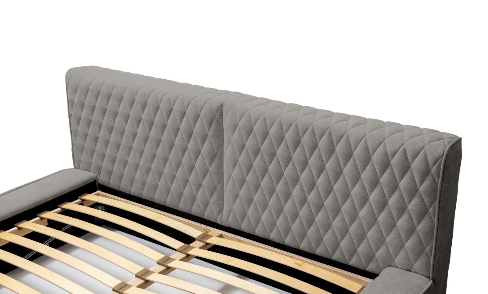 Polsterbett Mento Chenille 160x200 mit Metallrahmen Ditra-New 15