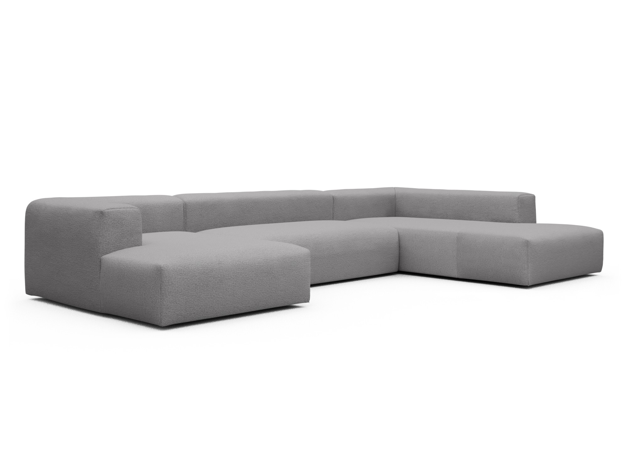 Skandi Home Wohnlandschaft Fred Relax-Ecke rechts mit 2-Sitzer und Chaiselongue links Sama-Grey moebelfaktor